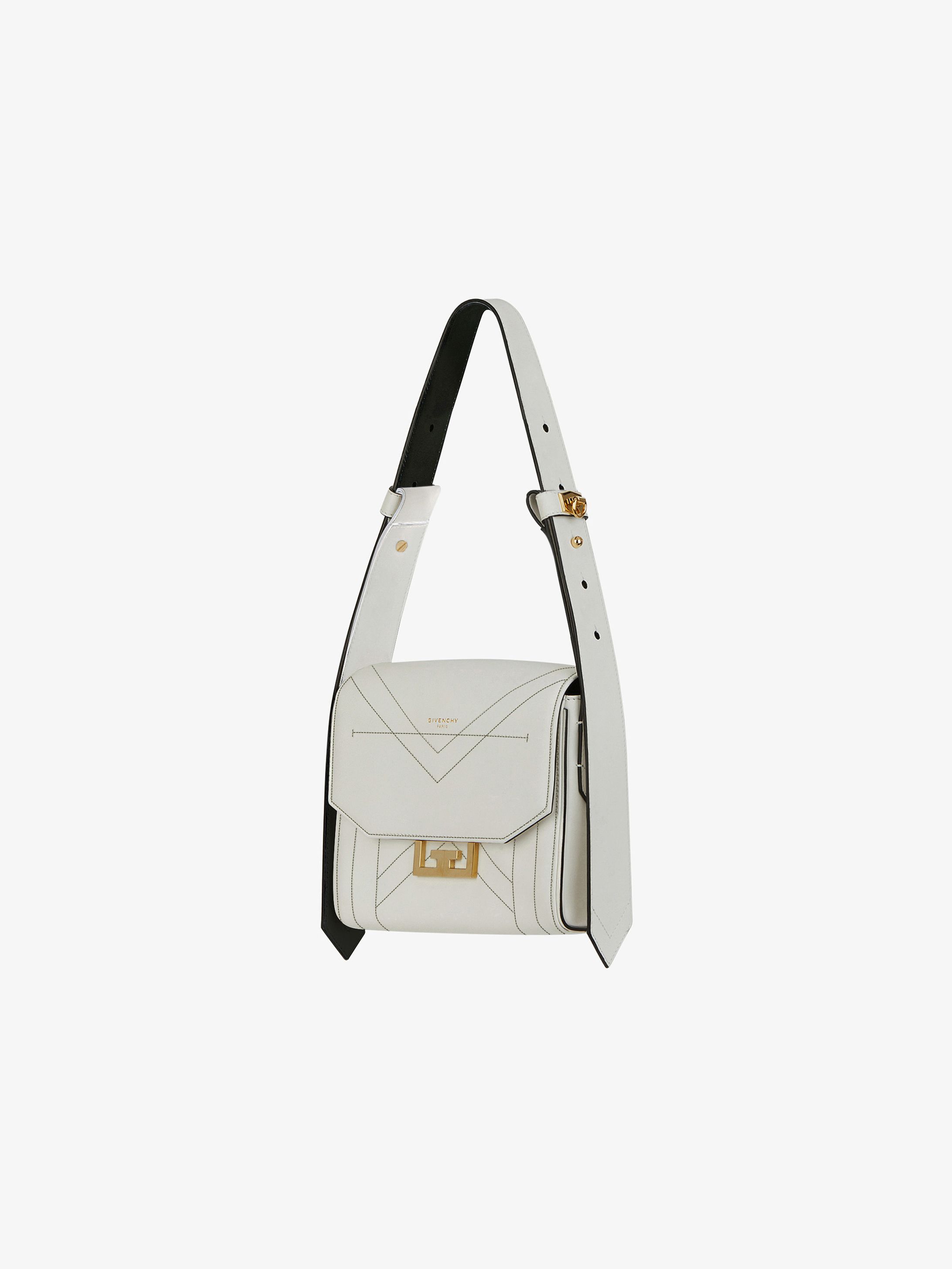 Small two-tone Eden bag in leather