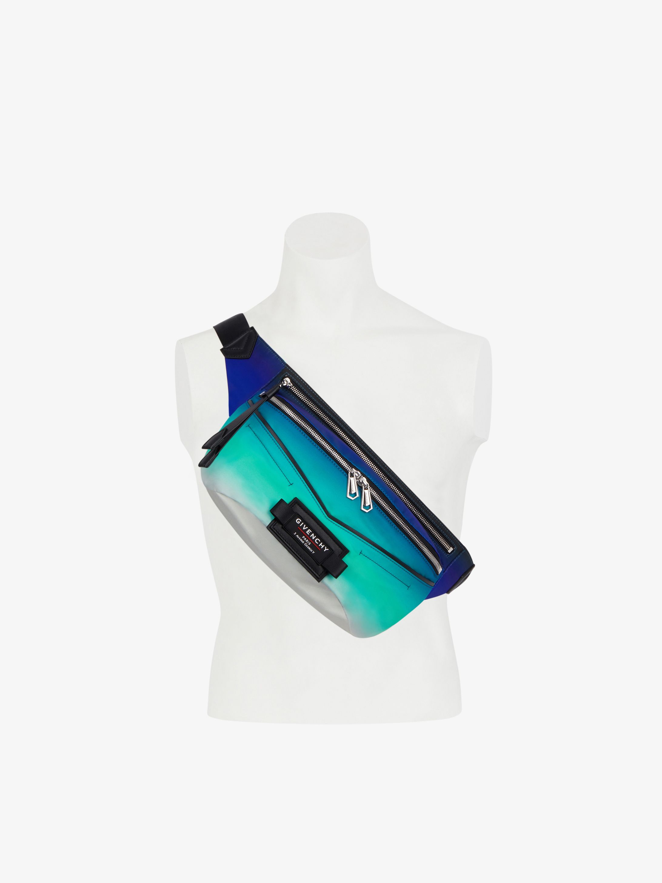 GIVENCHY Downtown bum bag in faded effect nylon