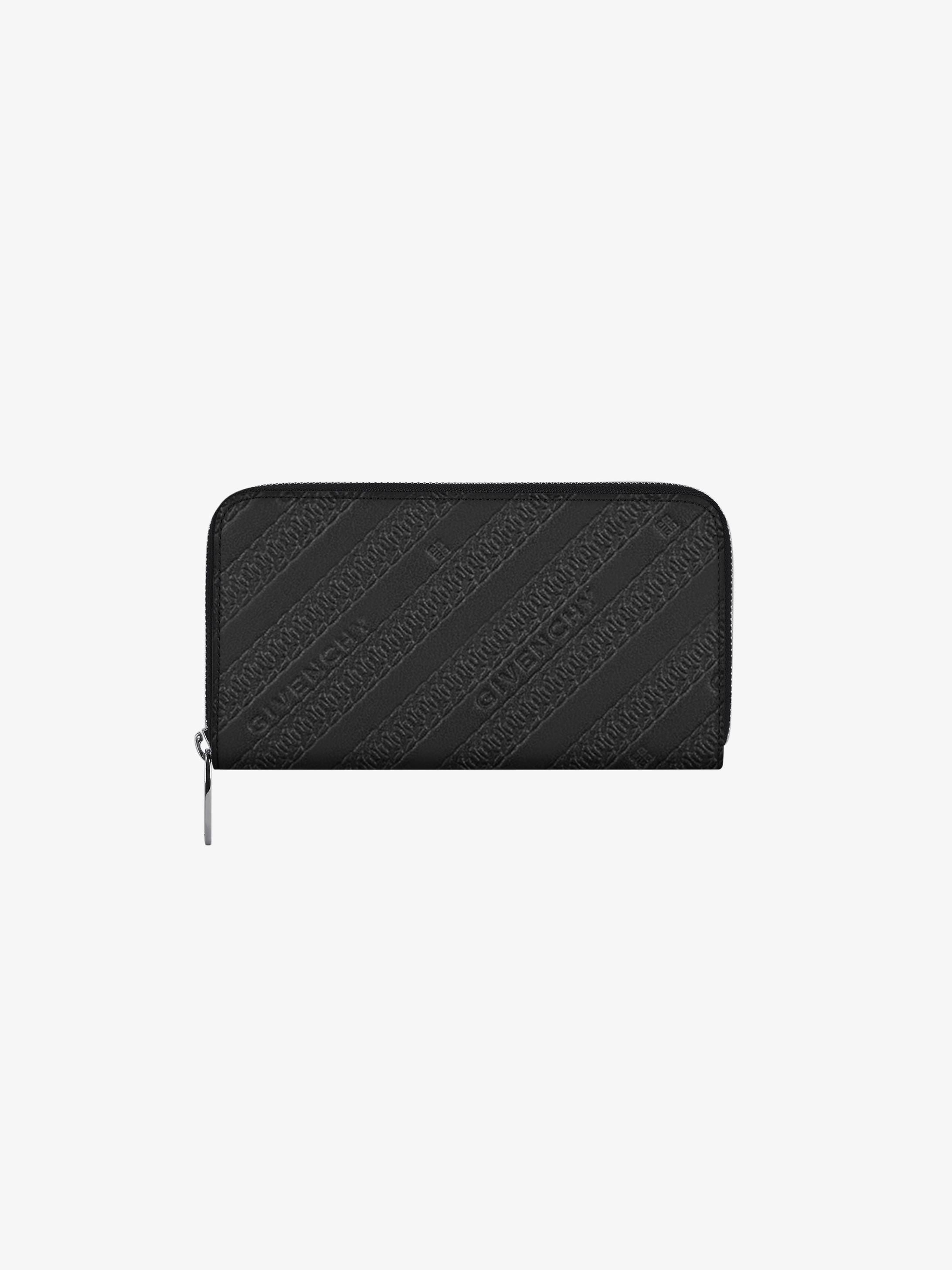 GIVENCHY long zipped wallet in leather