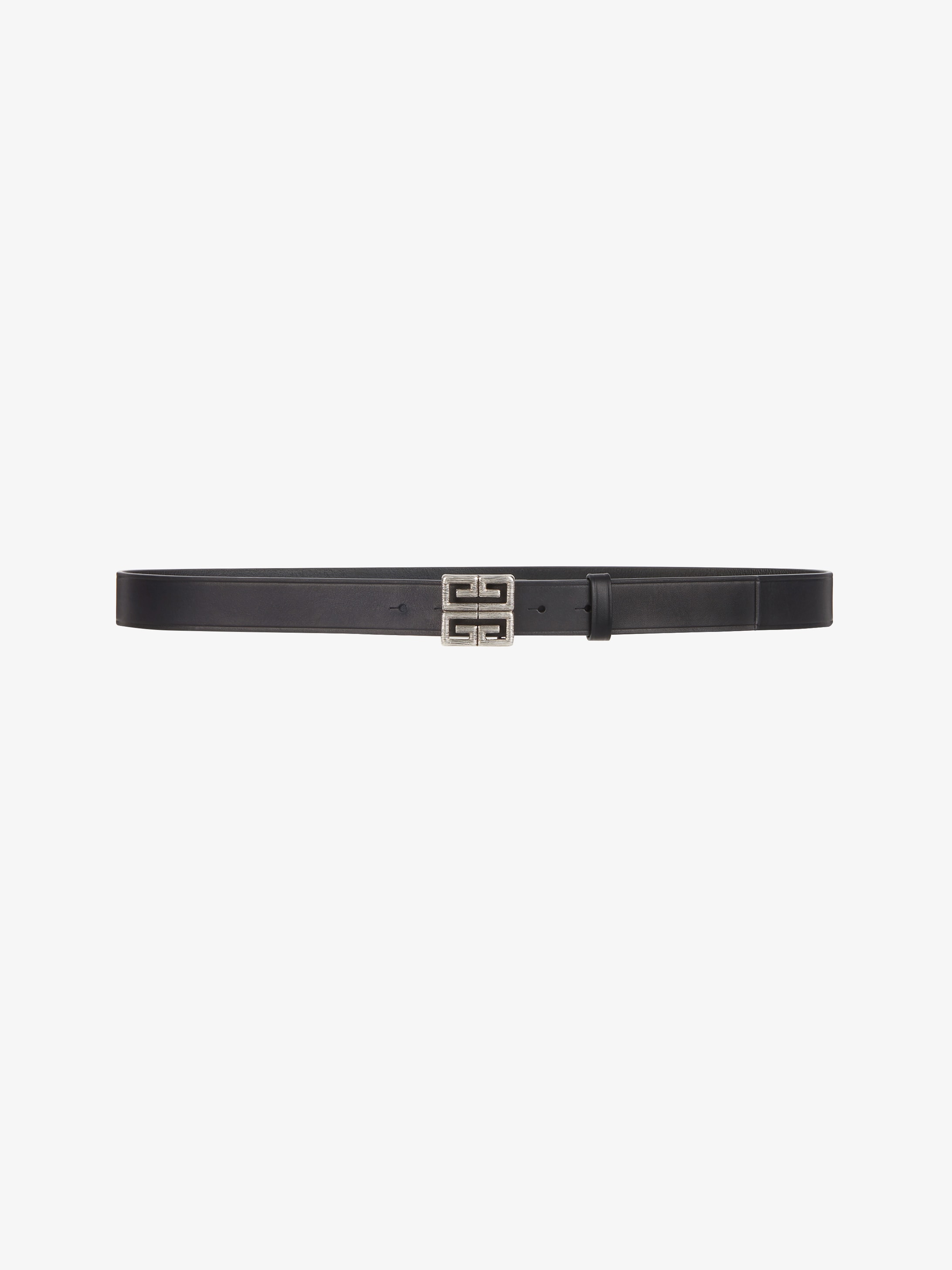 4G buckle belt in leather
