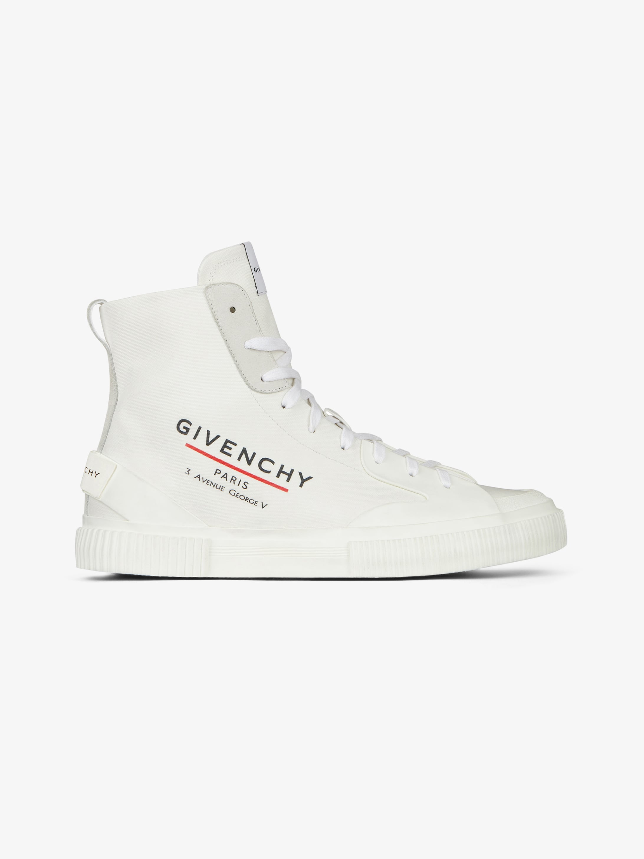 givenchy knitted mid sneakers