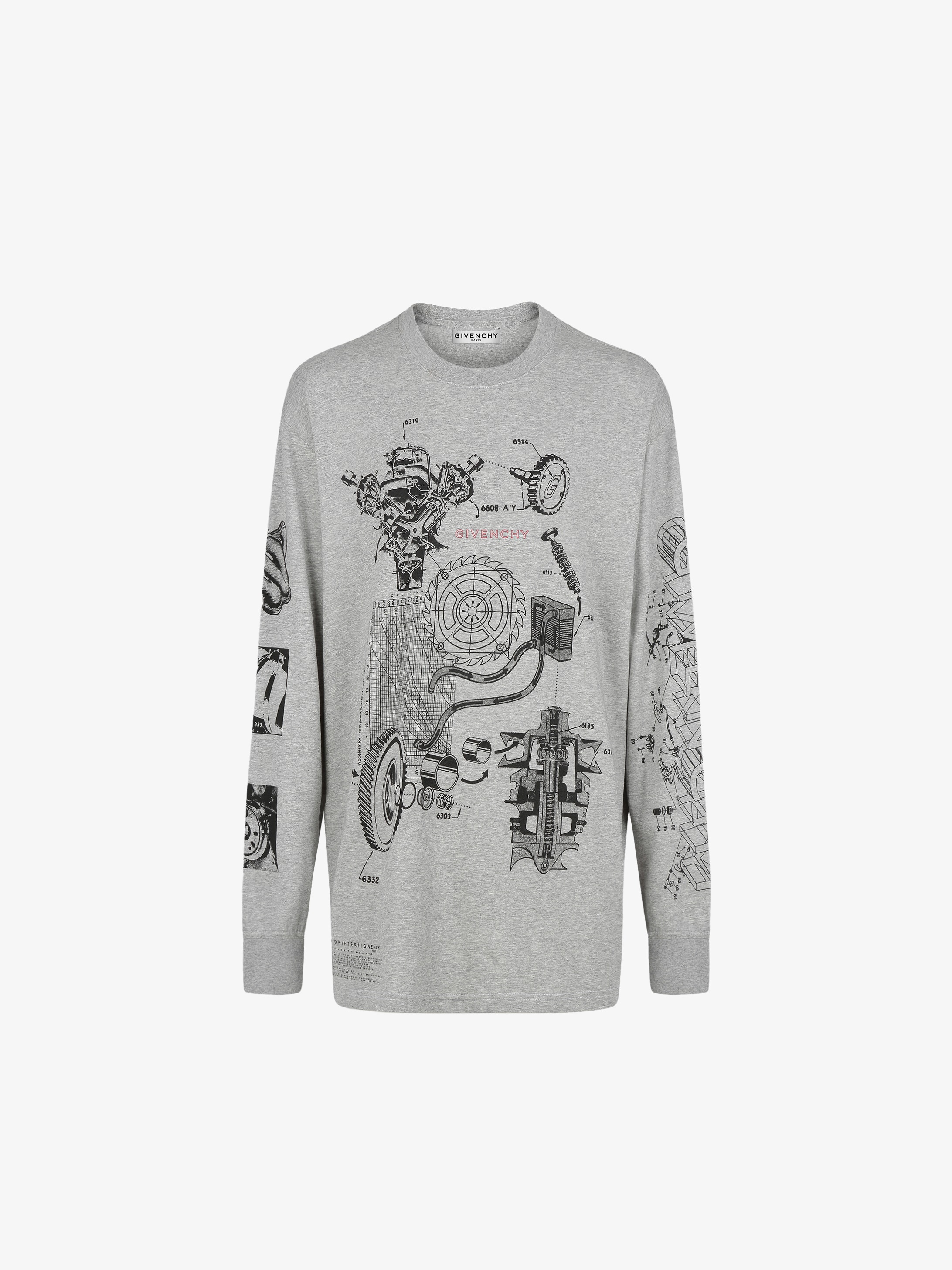 GIVENCHY Schematics oversized T-shirt