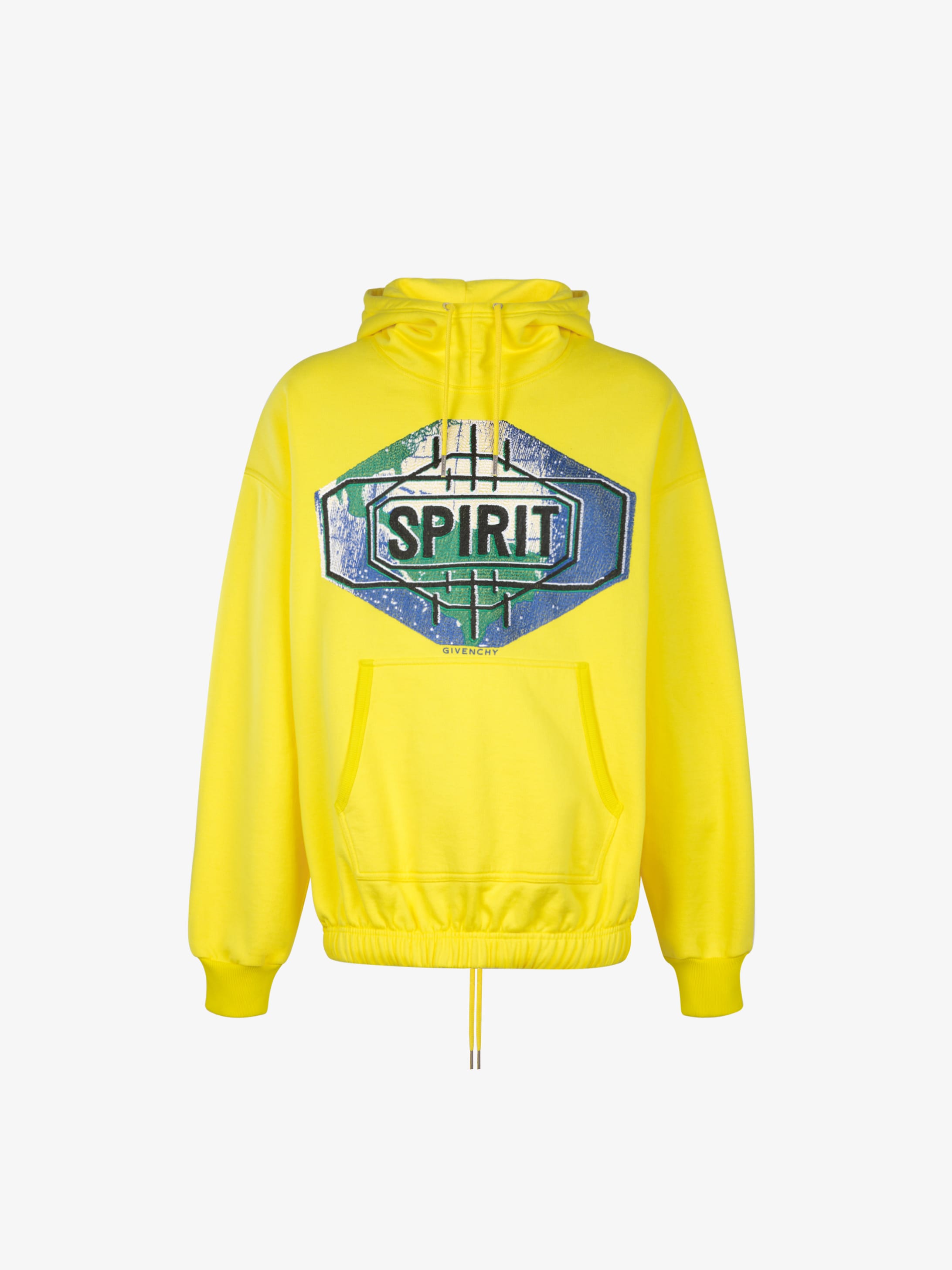 Spirit embroidered oversized hoodie