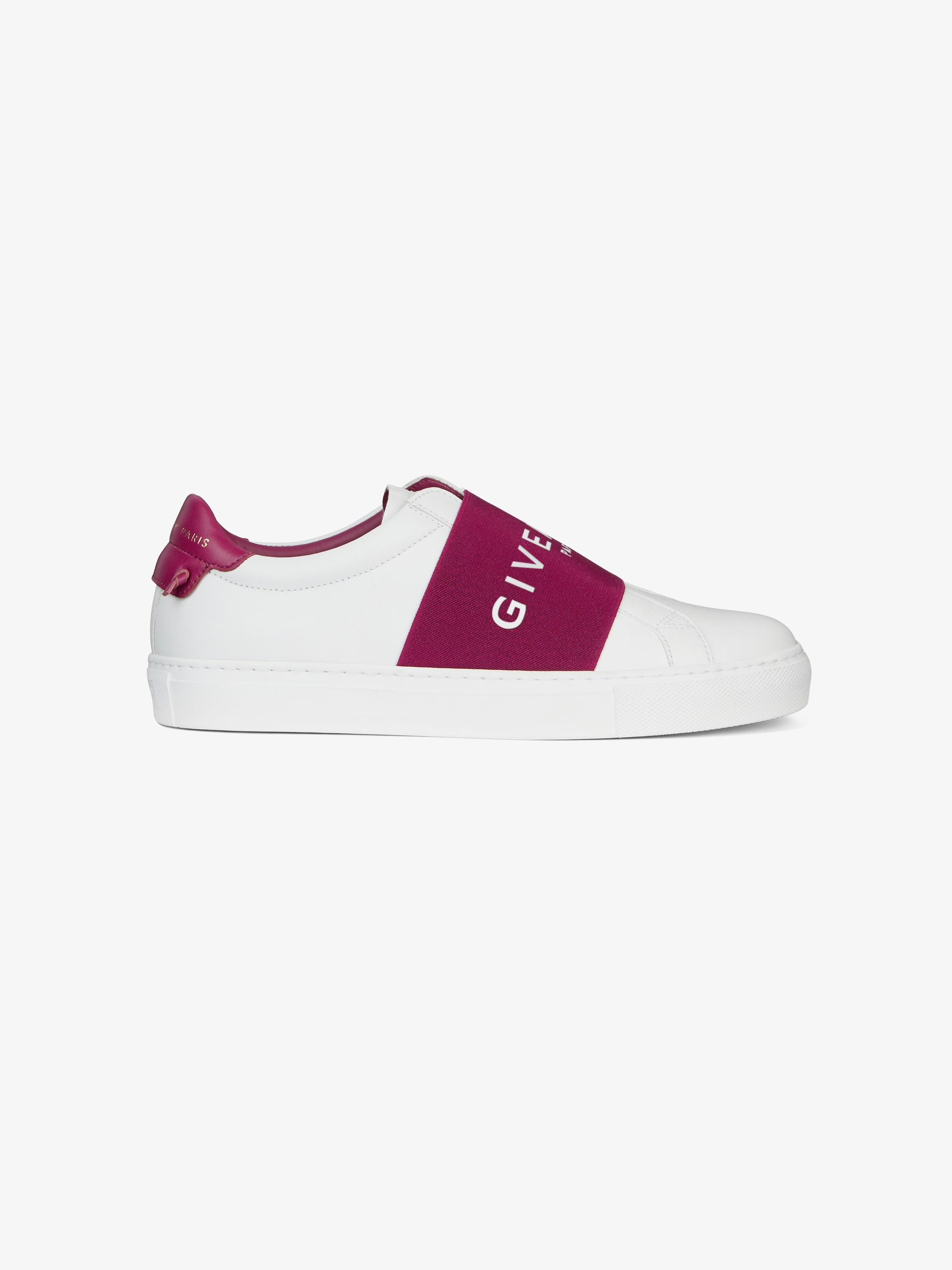 GIVENCHY PARIS strap sneakers in leather