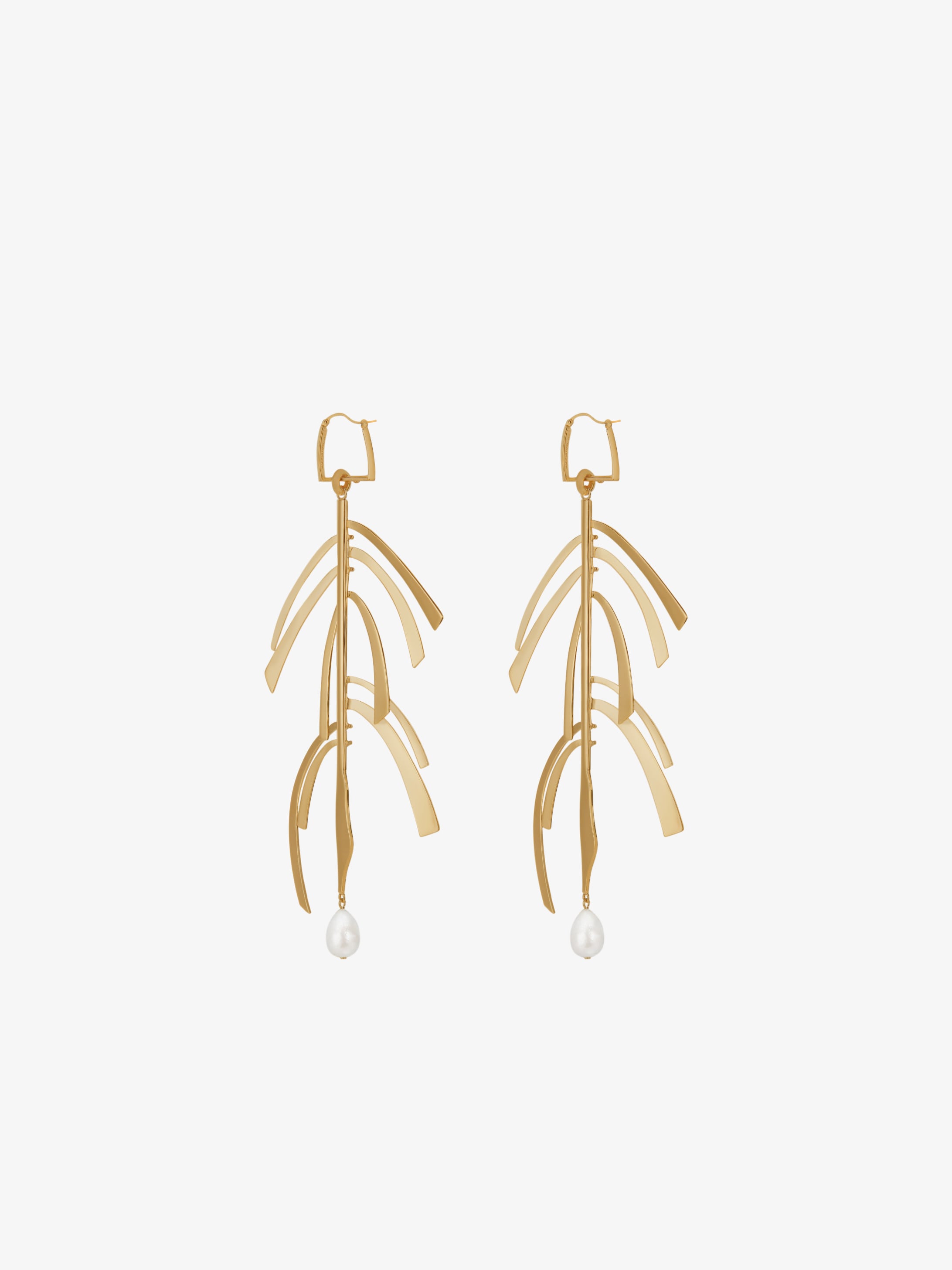 Boucles d'oreilles Harp avec perles