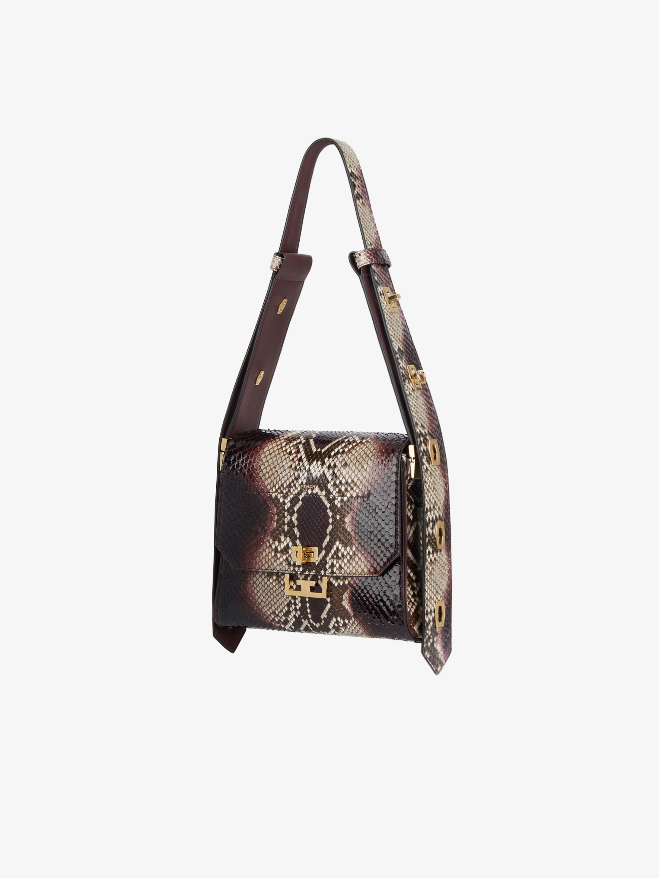 Medium Eden bag in python skin