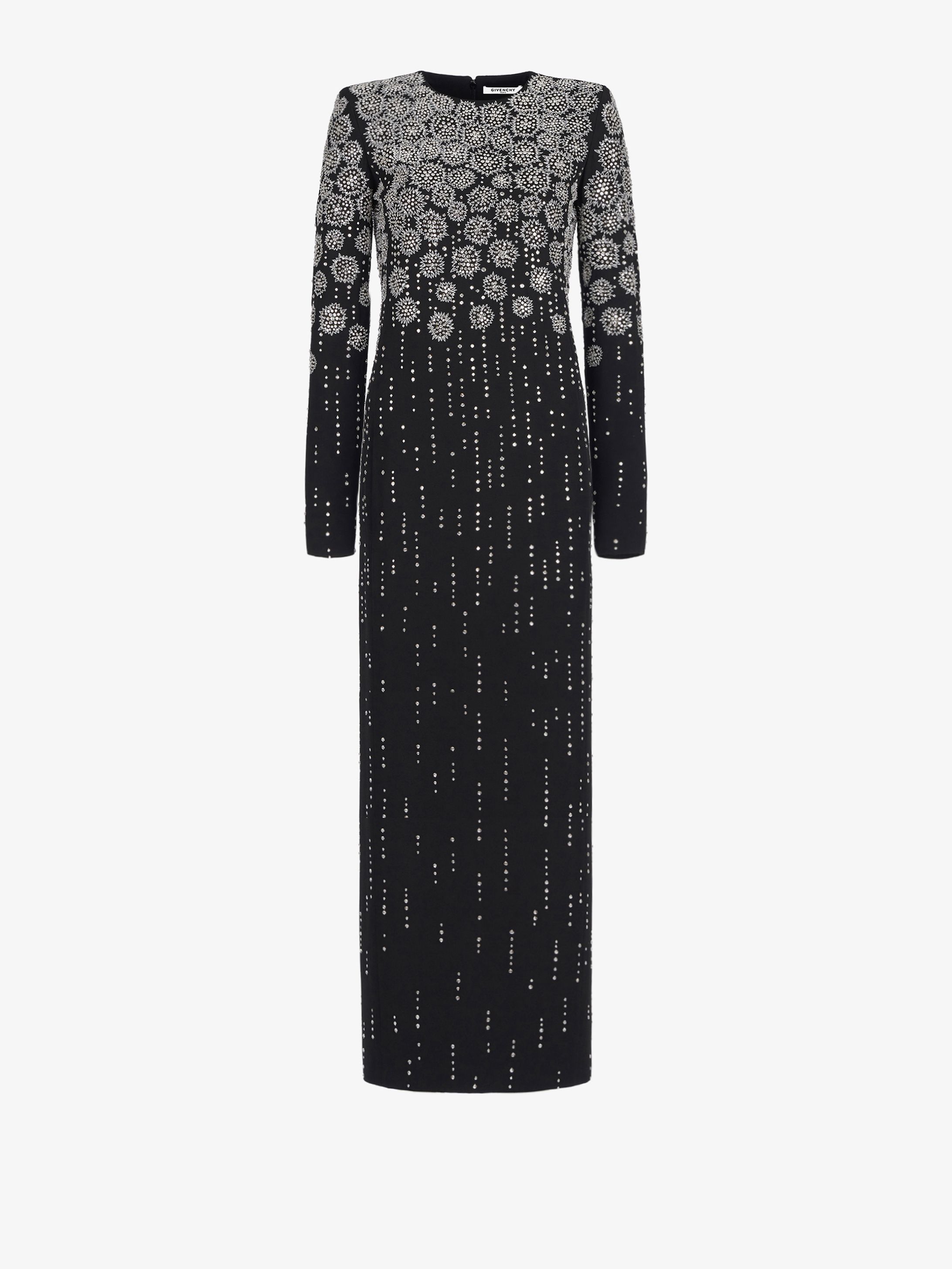 Robe du soir structurée brodée