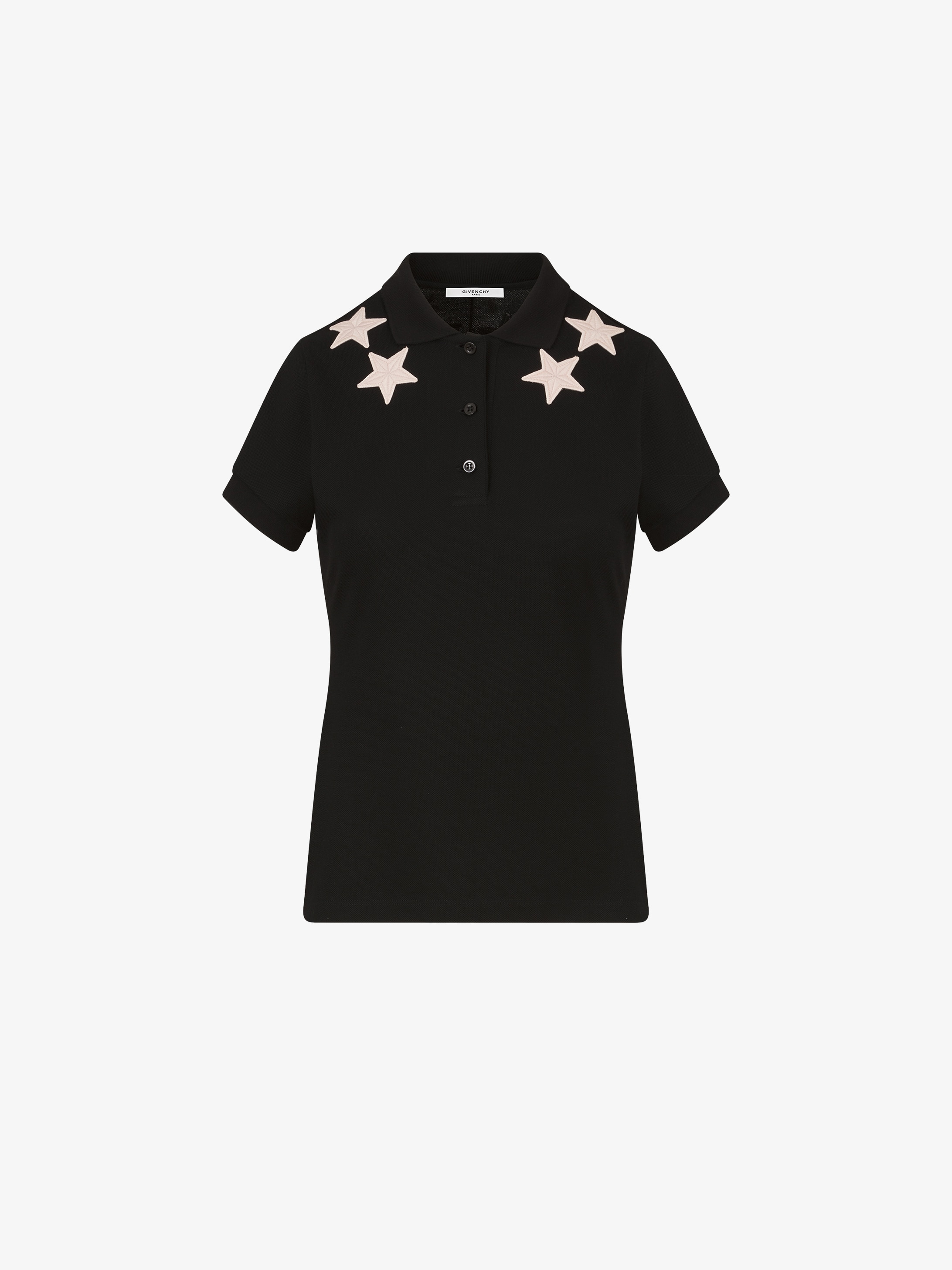 Givenchy Stars emrboidered polo shirt 
