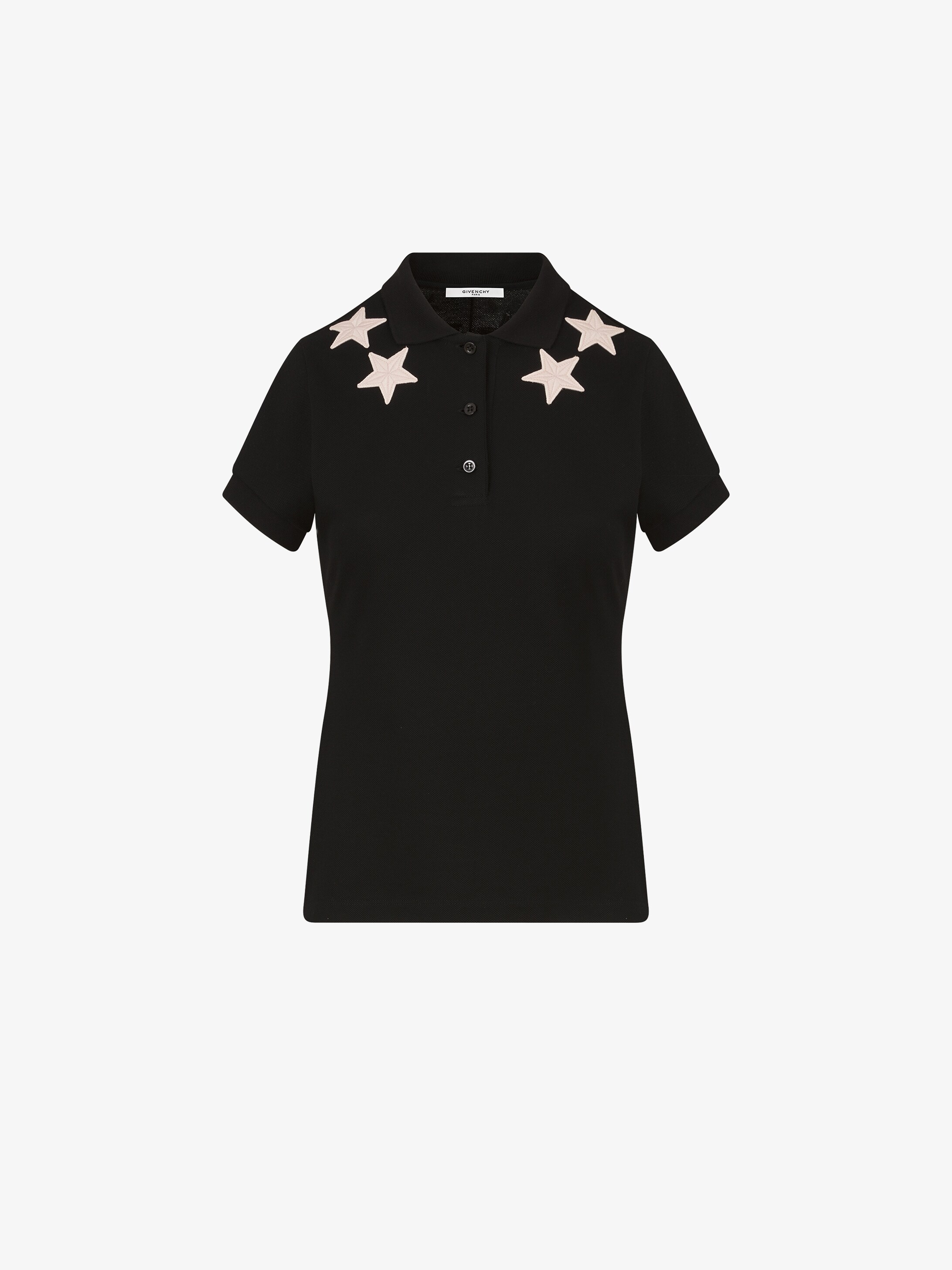 Givenchy Stars emrboidered polo shirt 