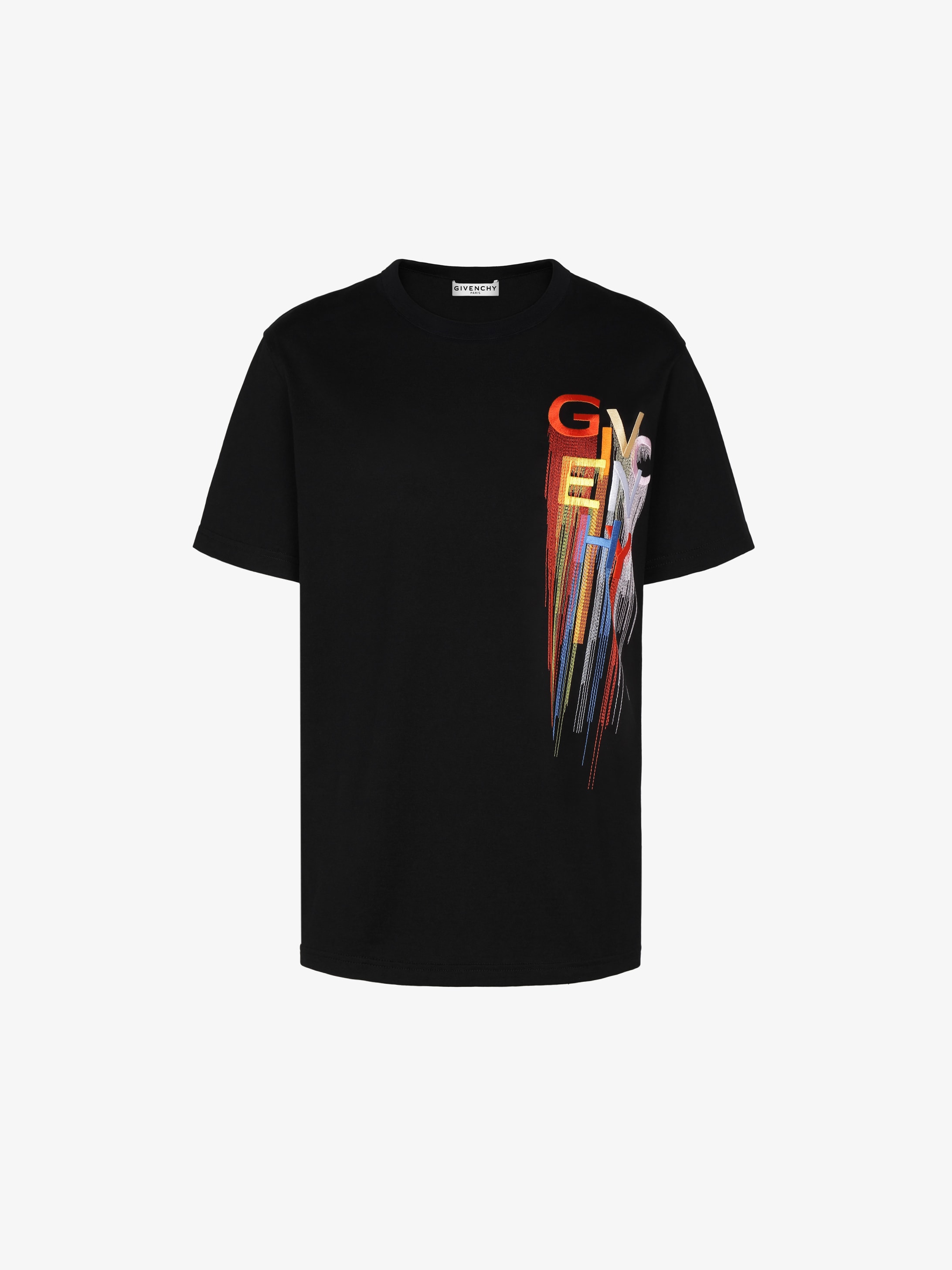 GIVENCHY multicolored embroidered T-shirt