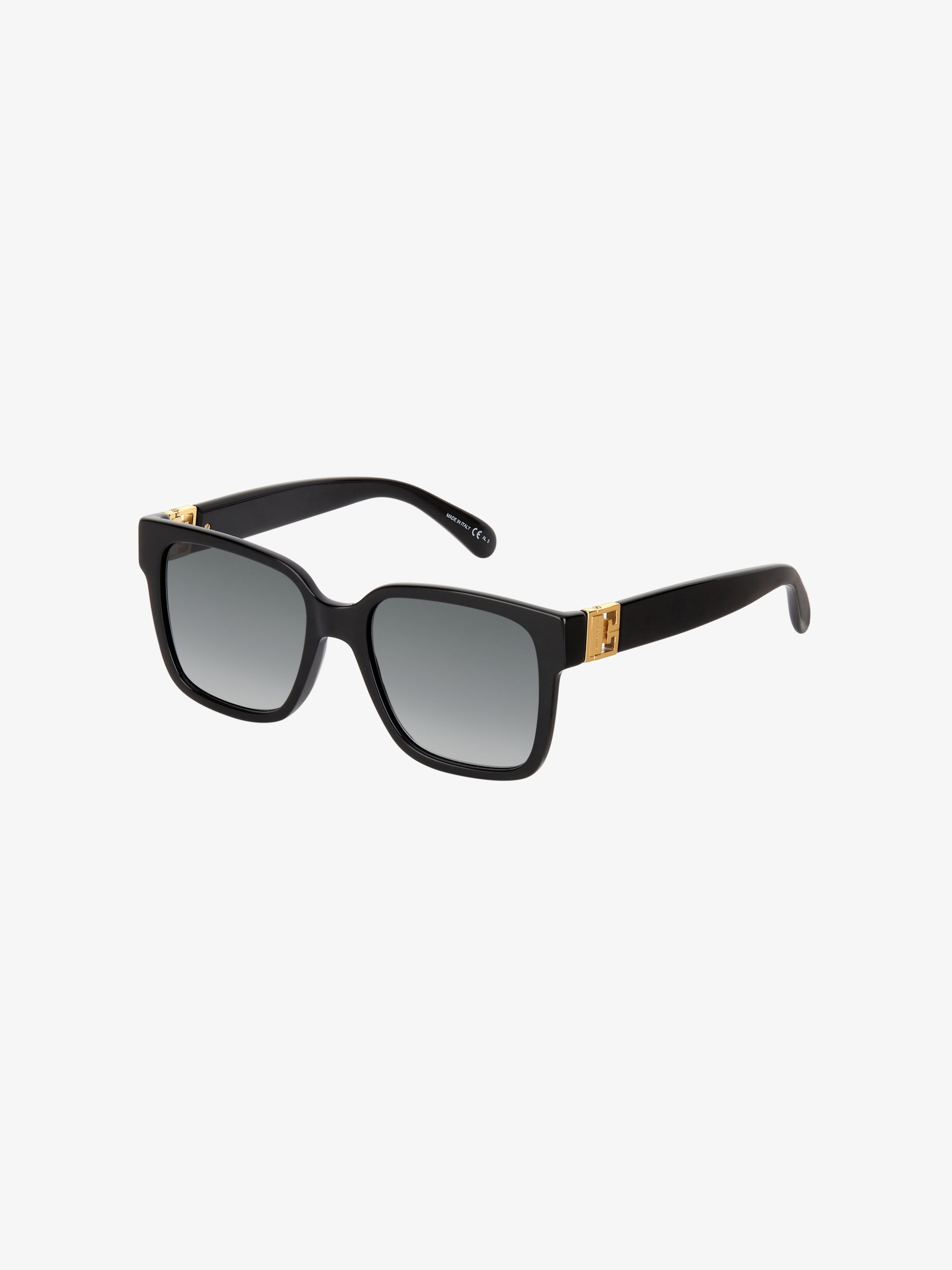 Two tone GV3 square sunglasses in acetate
