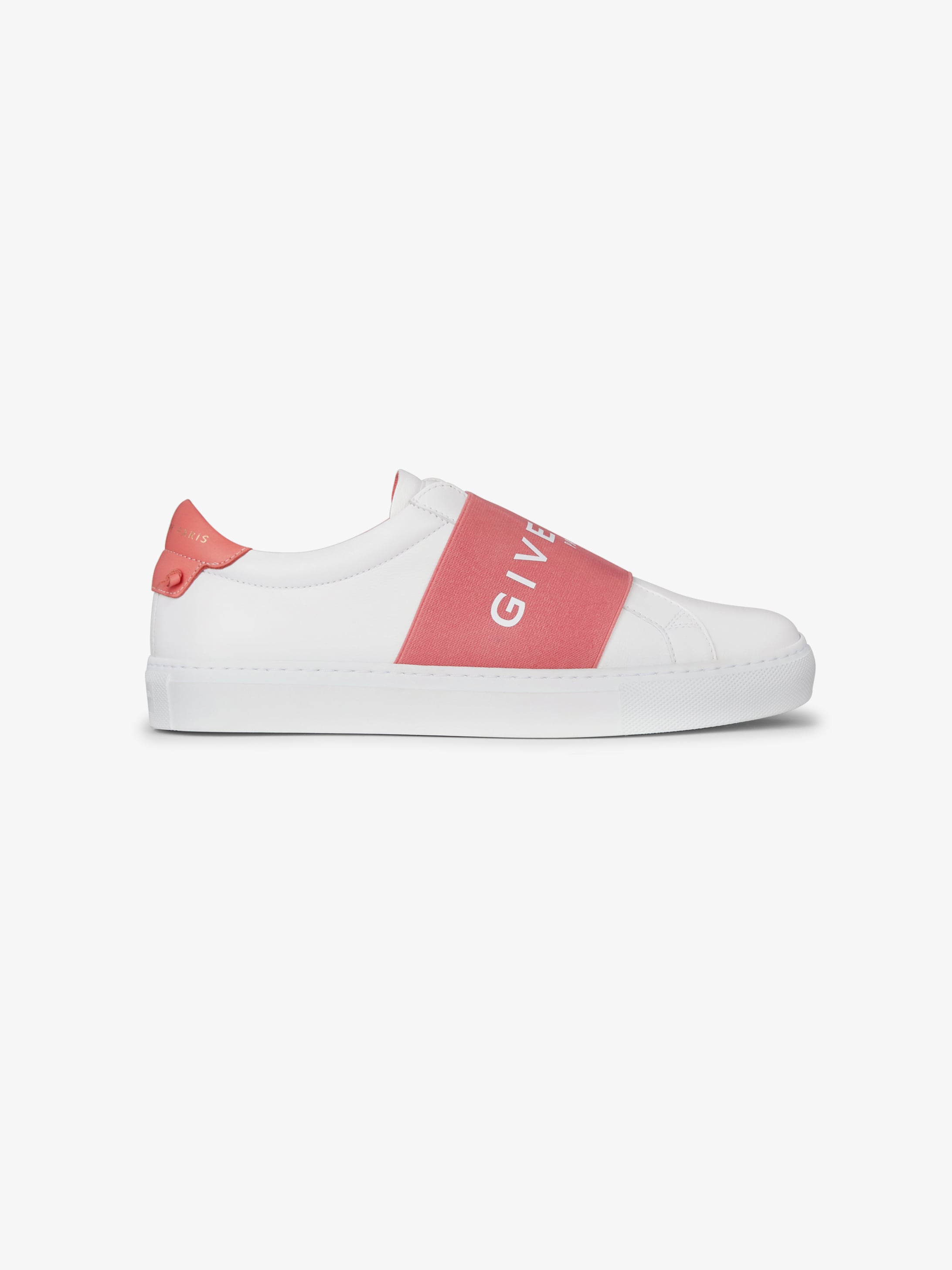 GIVENCHY PARIS webbing sneakers in leather