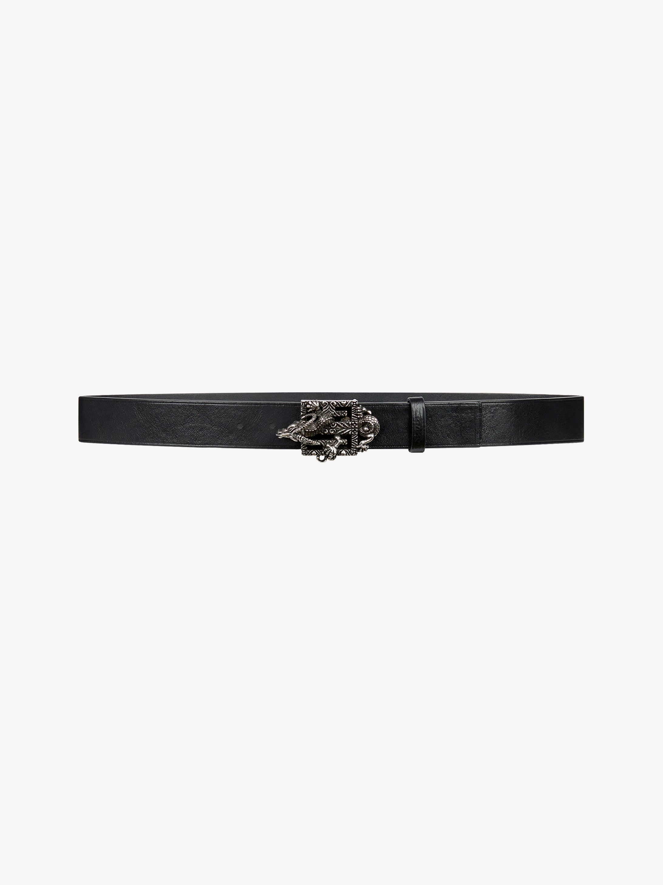 4G Capricorn buckle belt in leather