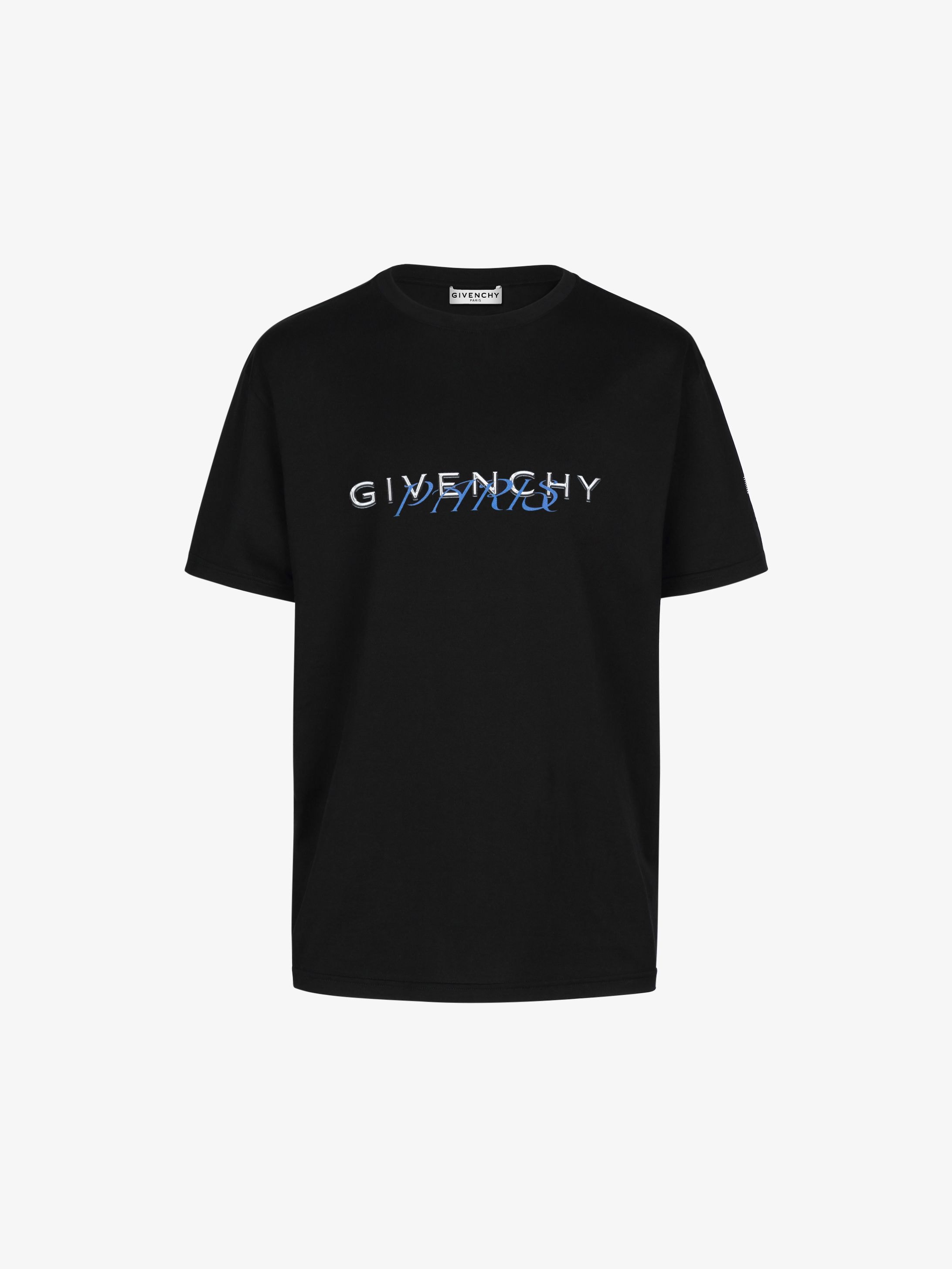 GIVENCHY PARIS calligraphic printed t-shirt