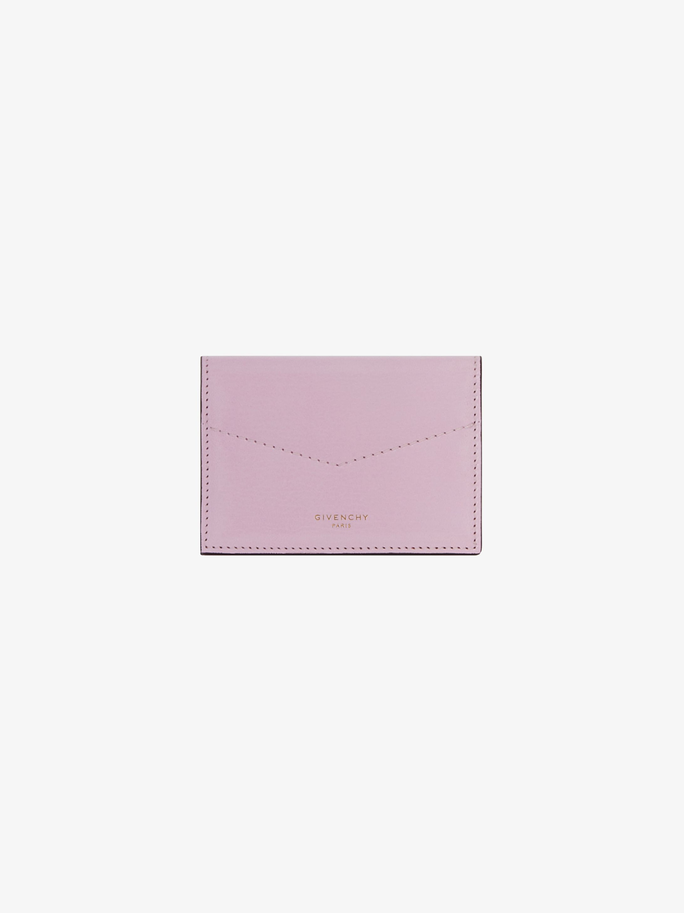 Edge business card case in leather