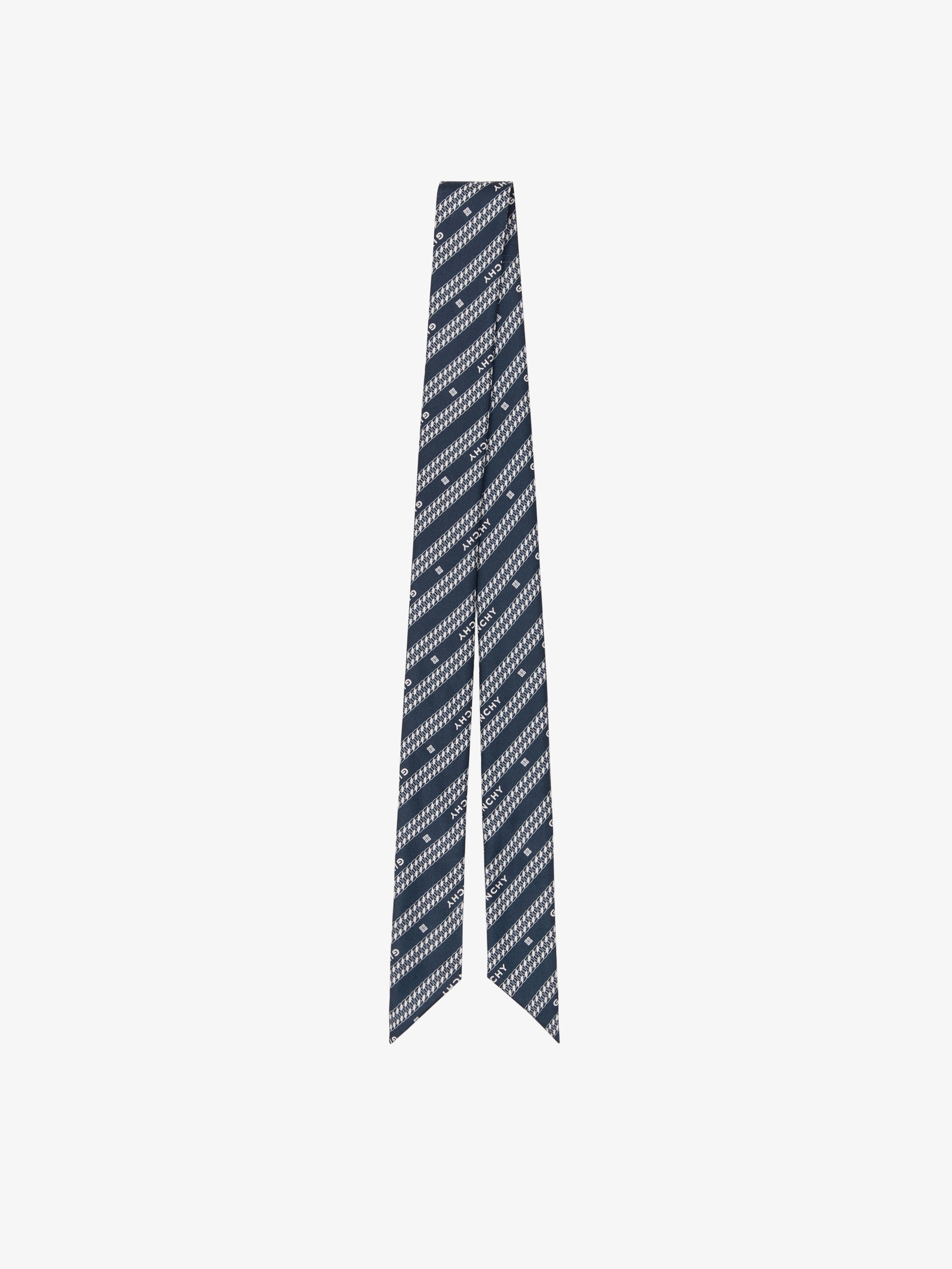 GIVENCHY chain headband in silk