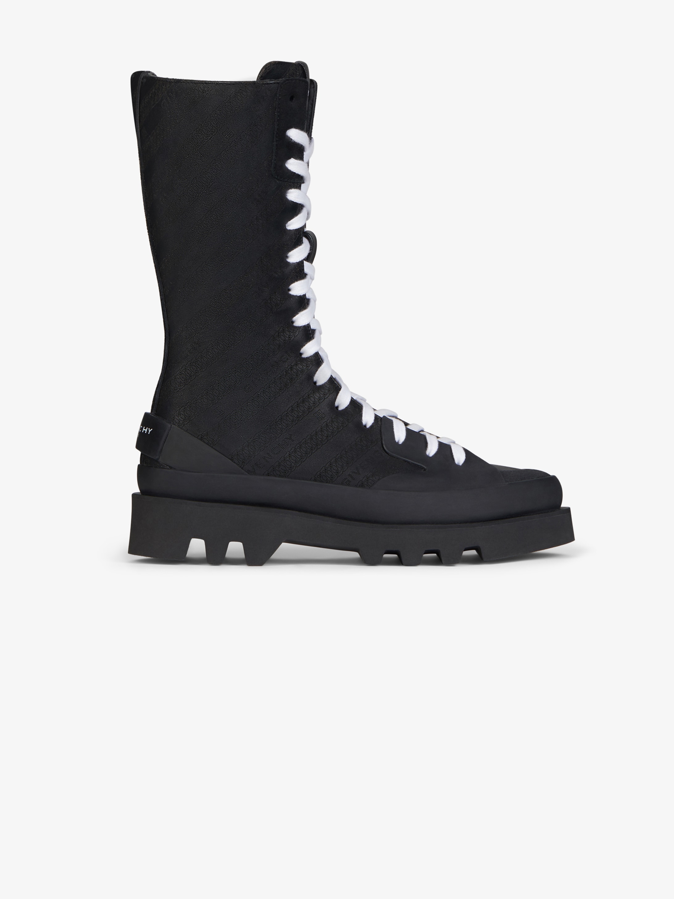 GIVENCHY Chain Clapham boots in leather 