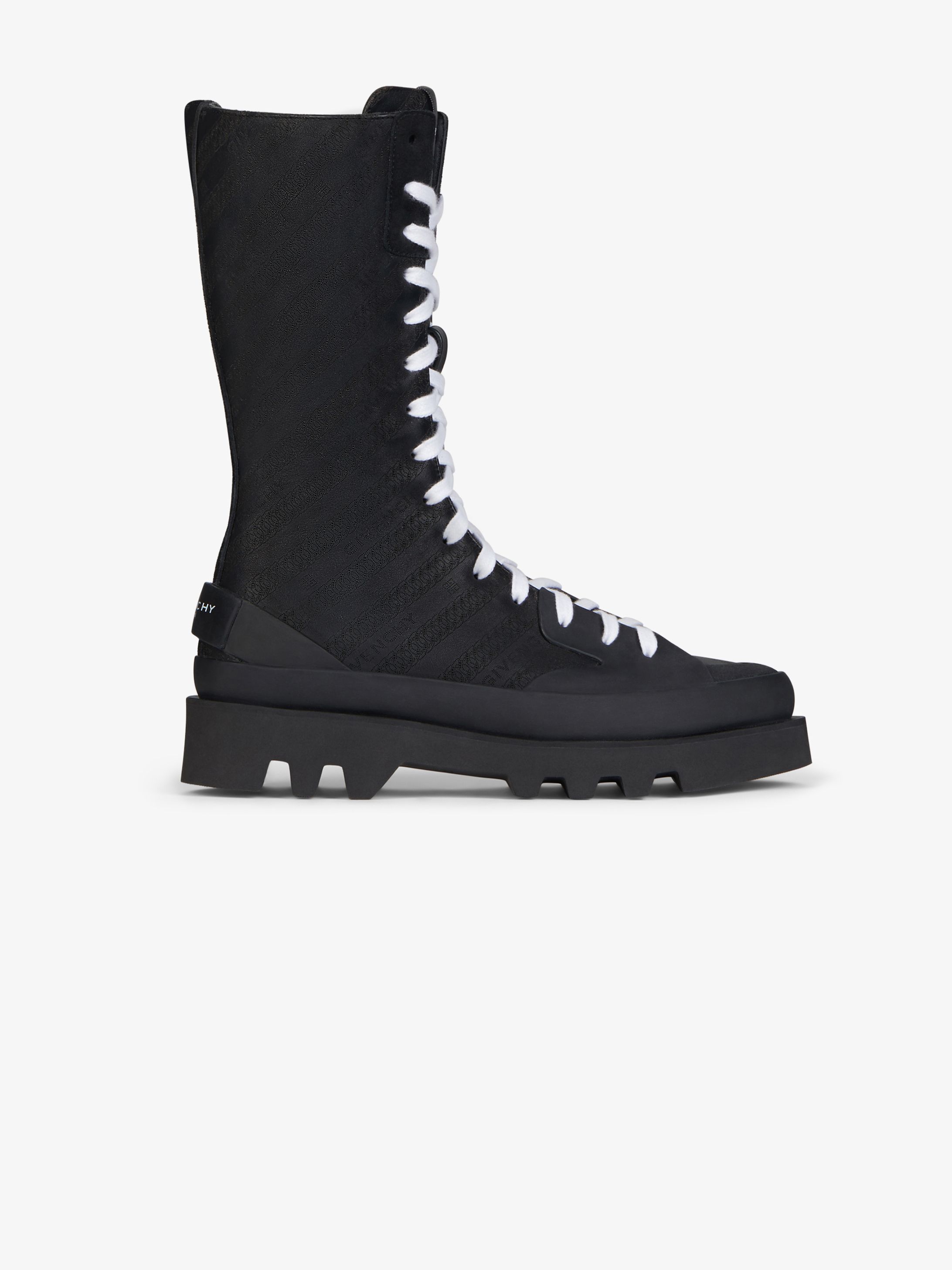 GIVENCHY Chain Clapham boots in leather