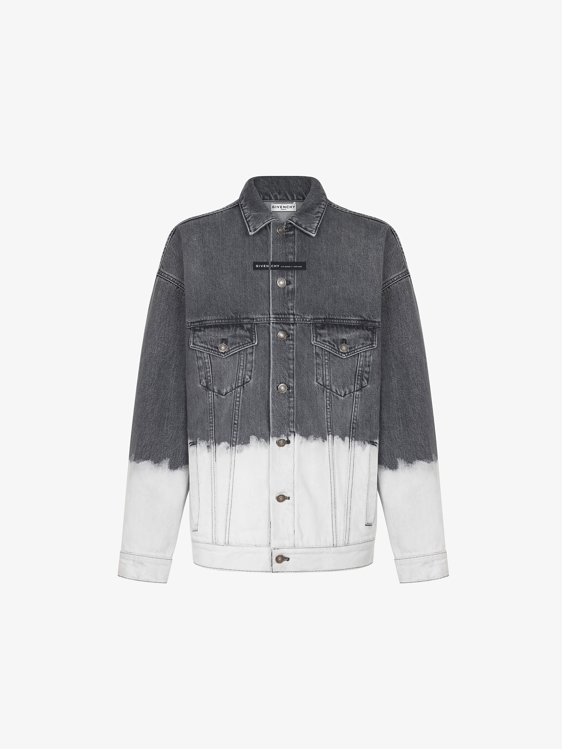 two tone jean jacket