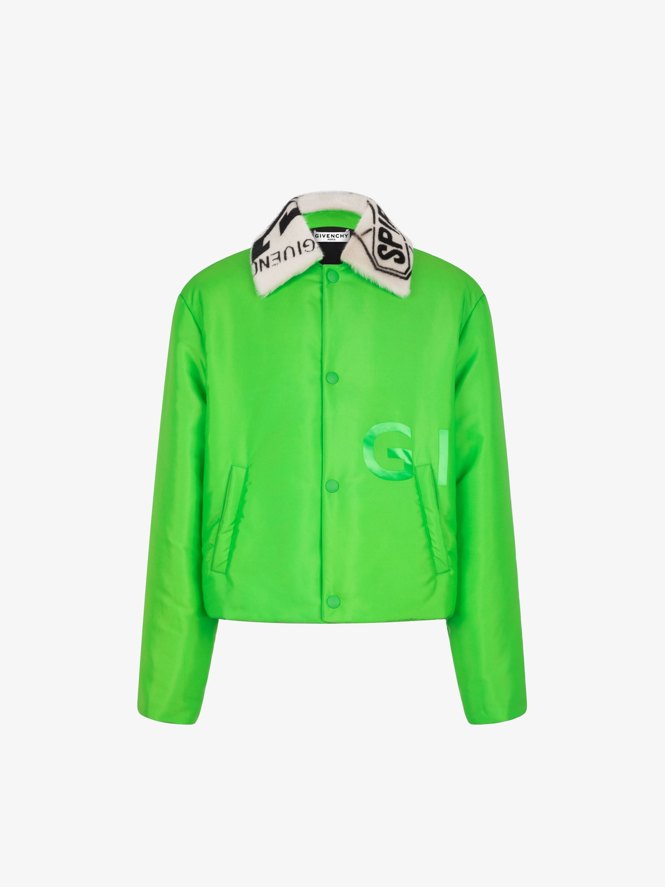 GIVENCHY jacket with collar in sheep lining