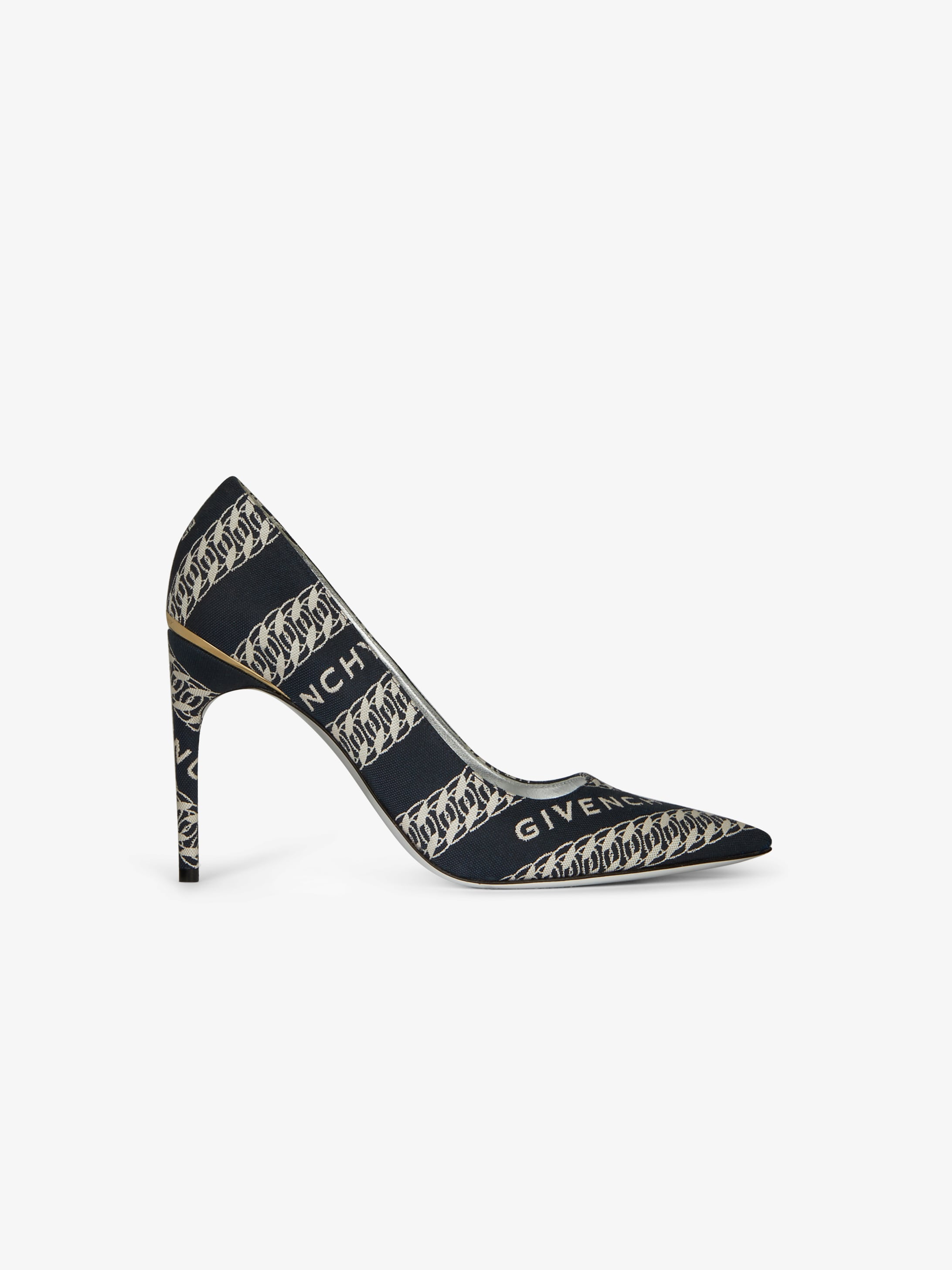 GIVENCHY Chain M-pumps in canvas