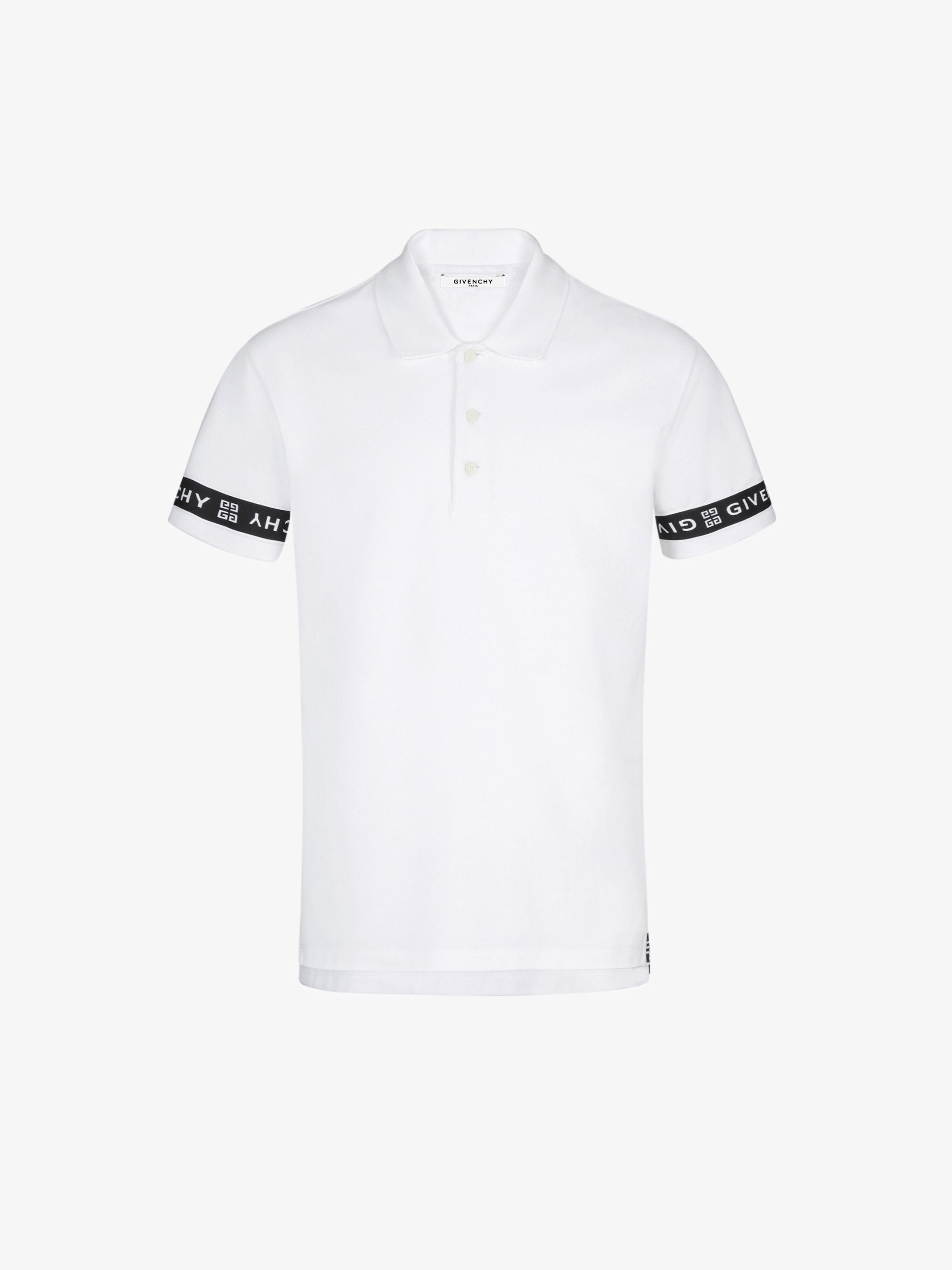 GIVENCHY 4G band slim fit polo