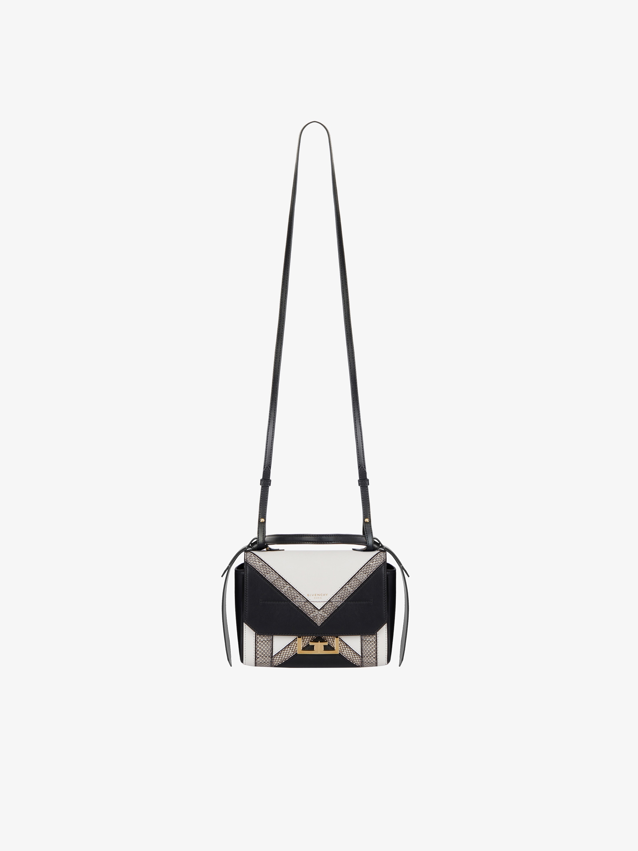 Mini Eden bag in ayers and leather
