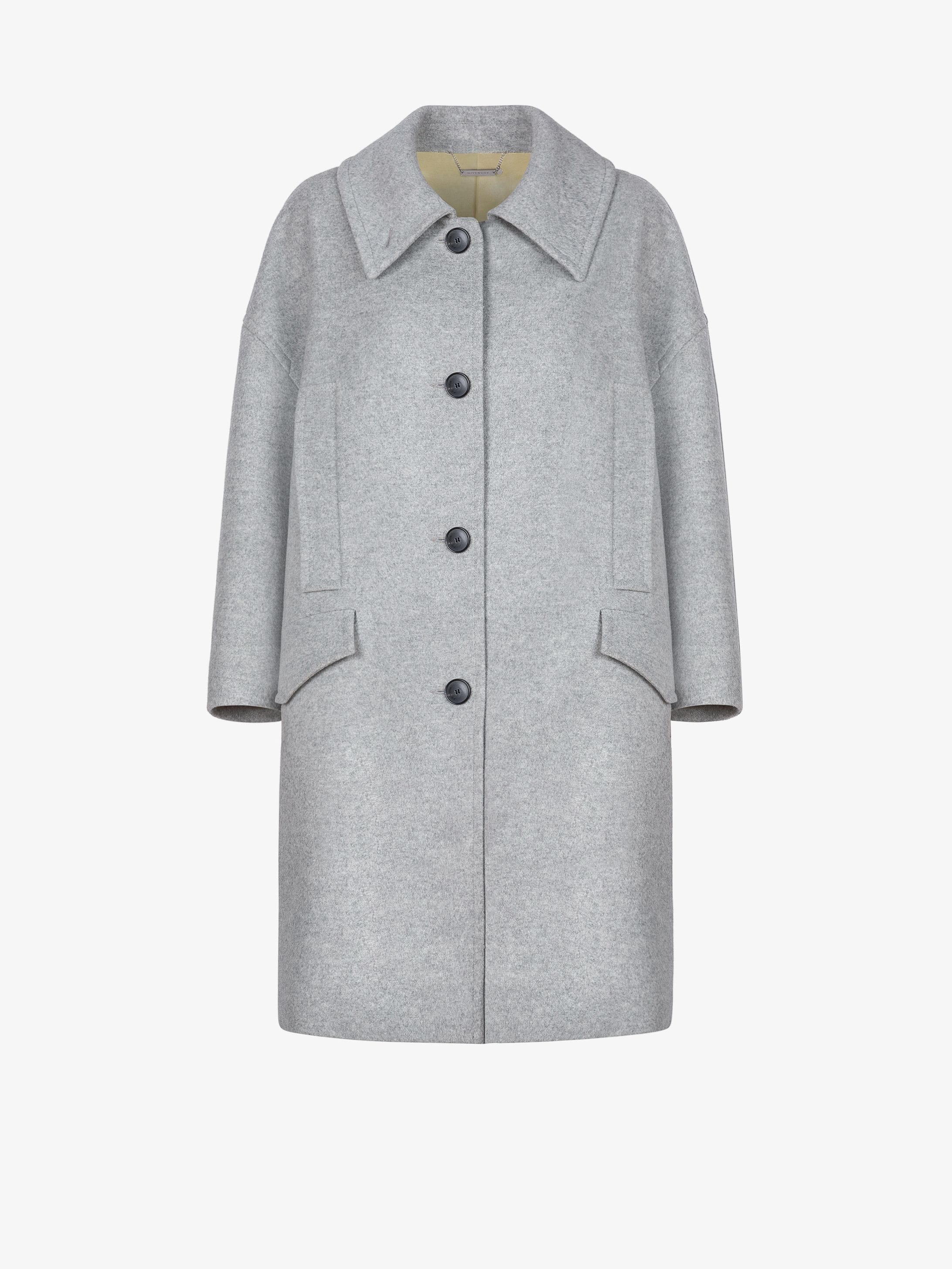 Manteau oversized en laine et cachemire