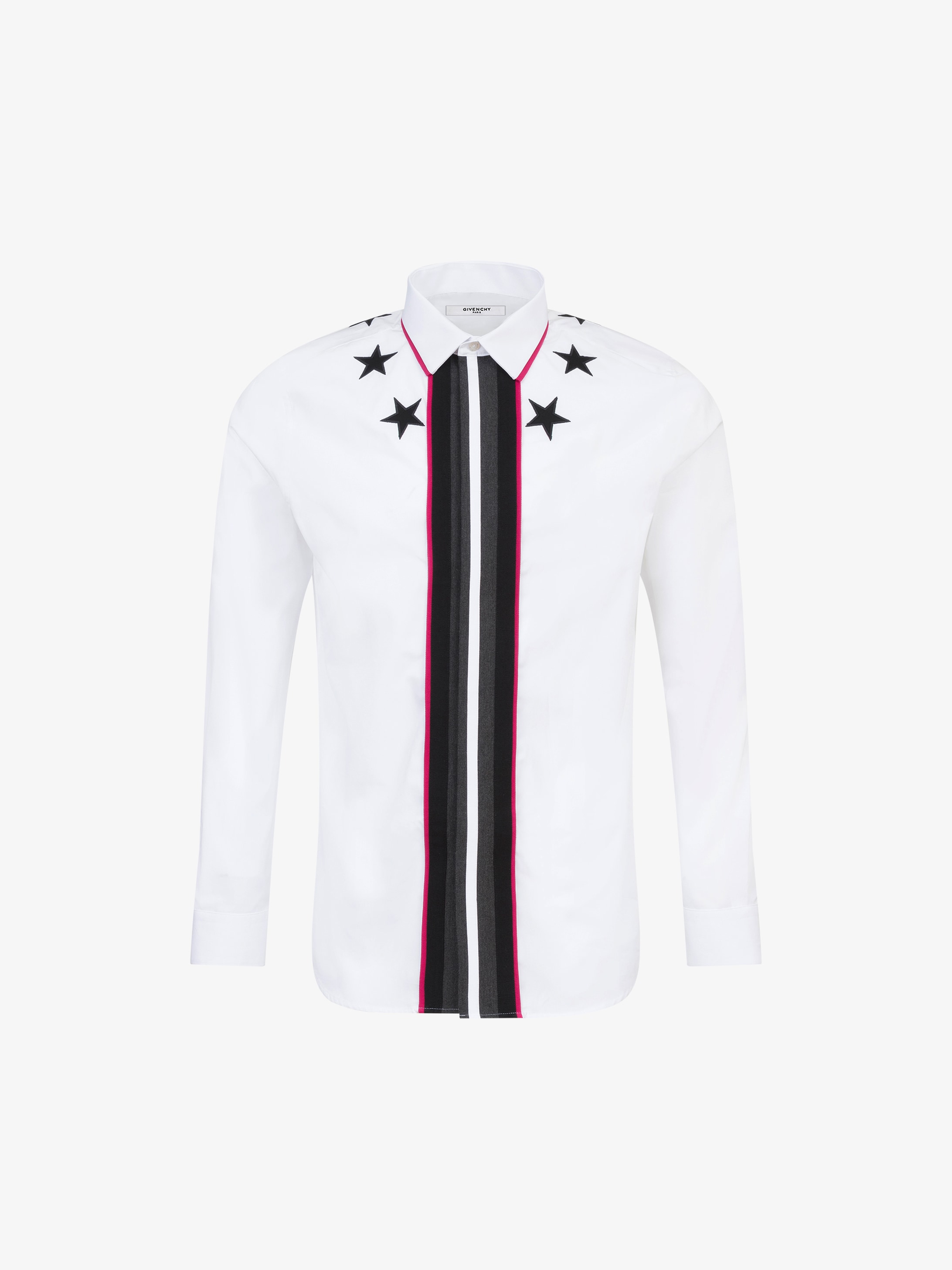 givenchy star embroidered shirt