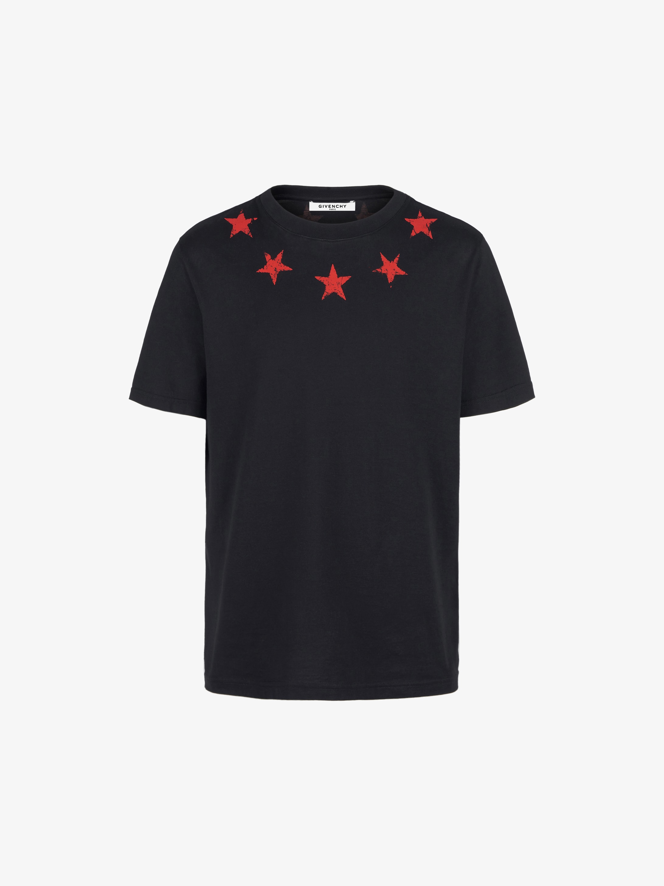 Vintage stars around the neck oversized T-shirt