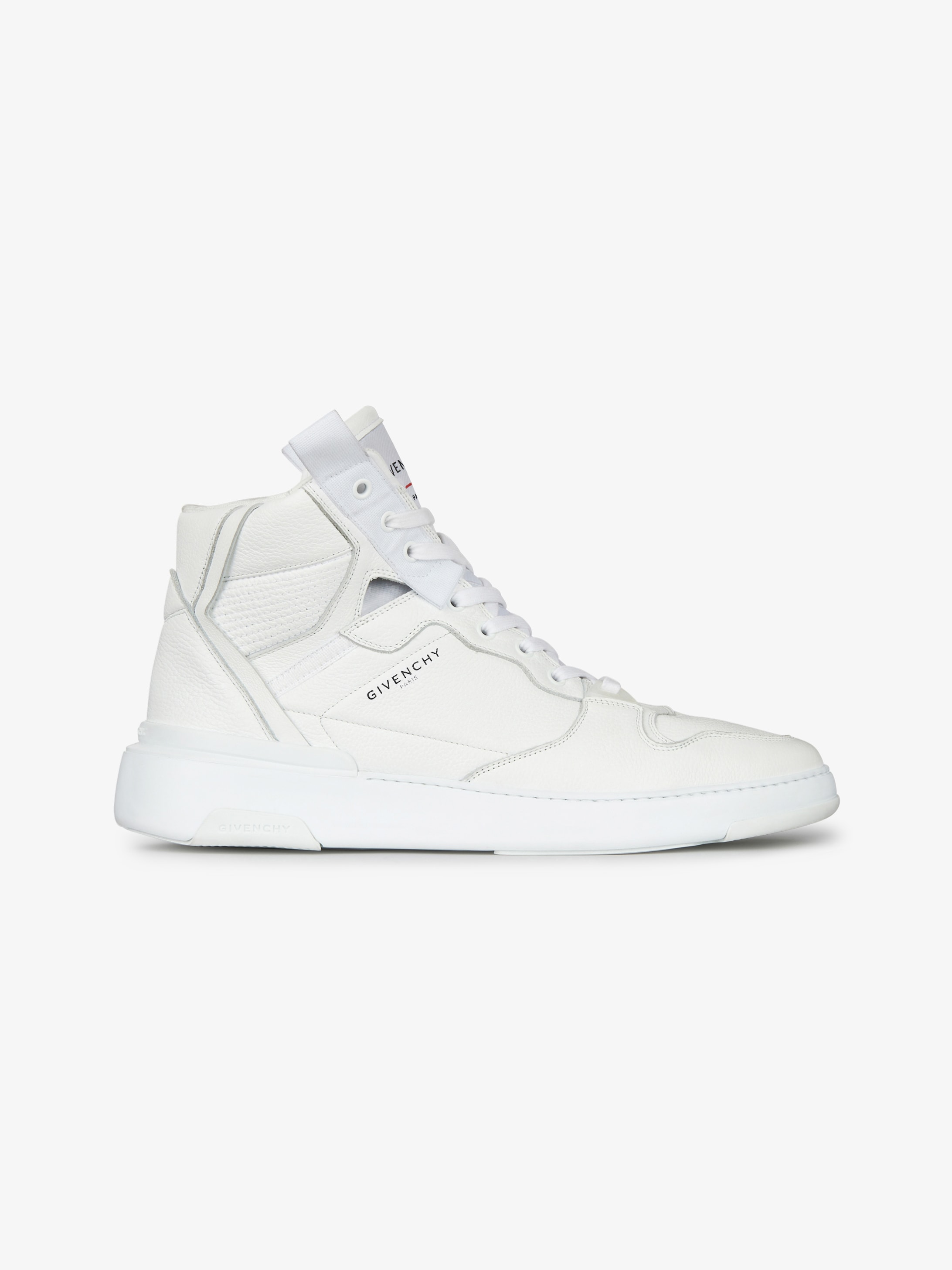 Wing mid sneakers in leather | GIVENCHY 