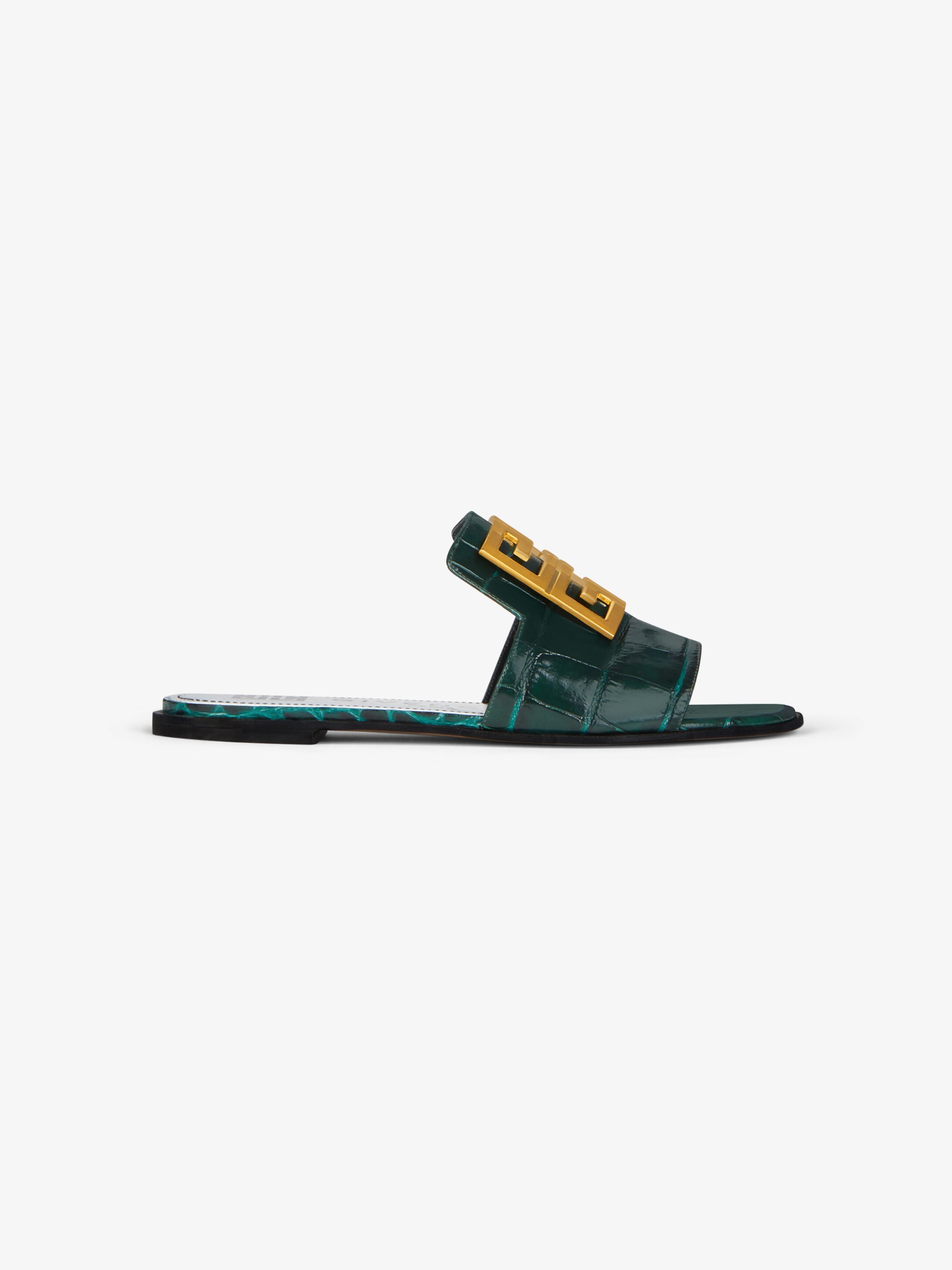 givenchy 4g crossed leather sandals
