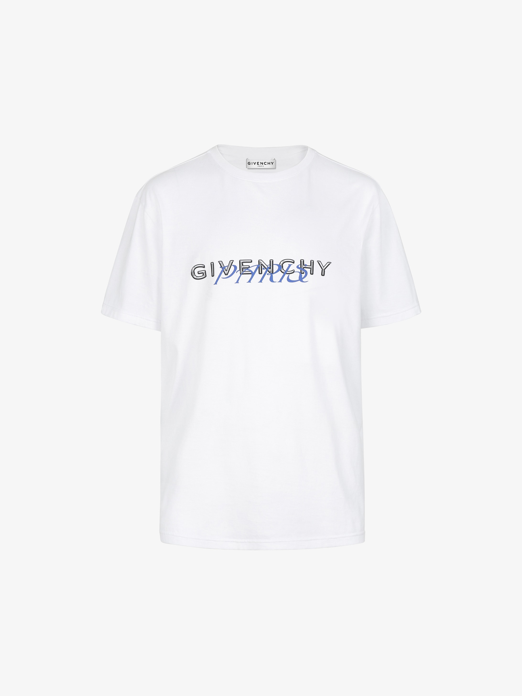 GIVENCHY PARIS calligraphic printed t-shirt