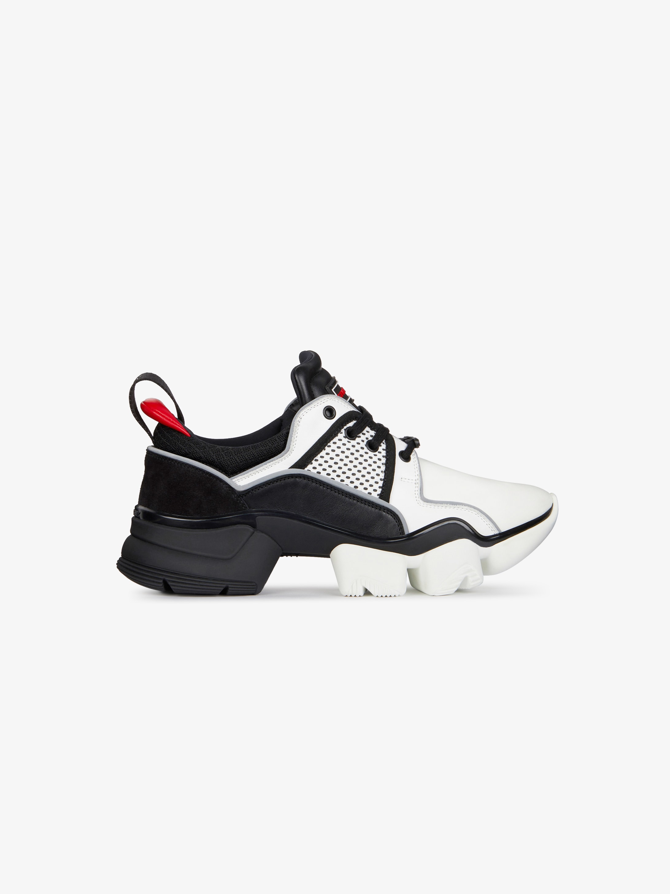 jaw low sneakers in neoprene and leather