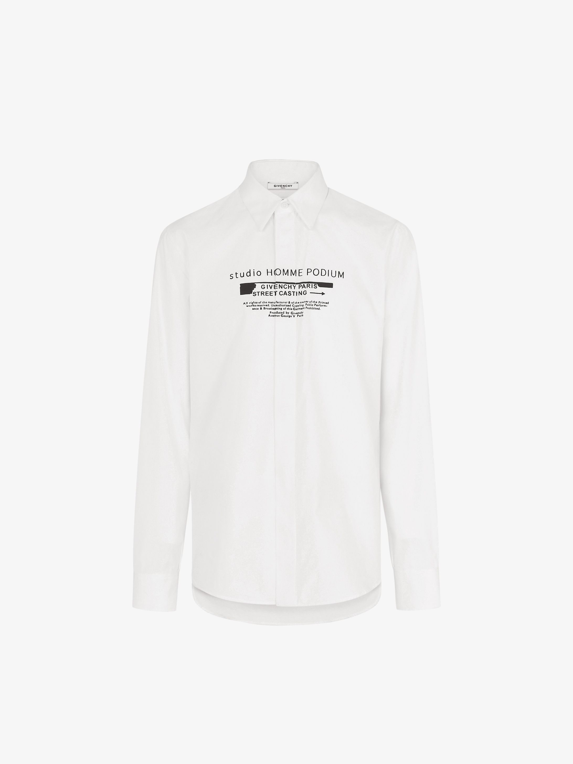 Printed shirt in cotton