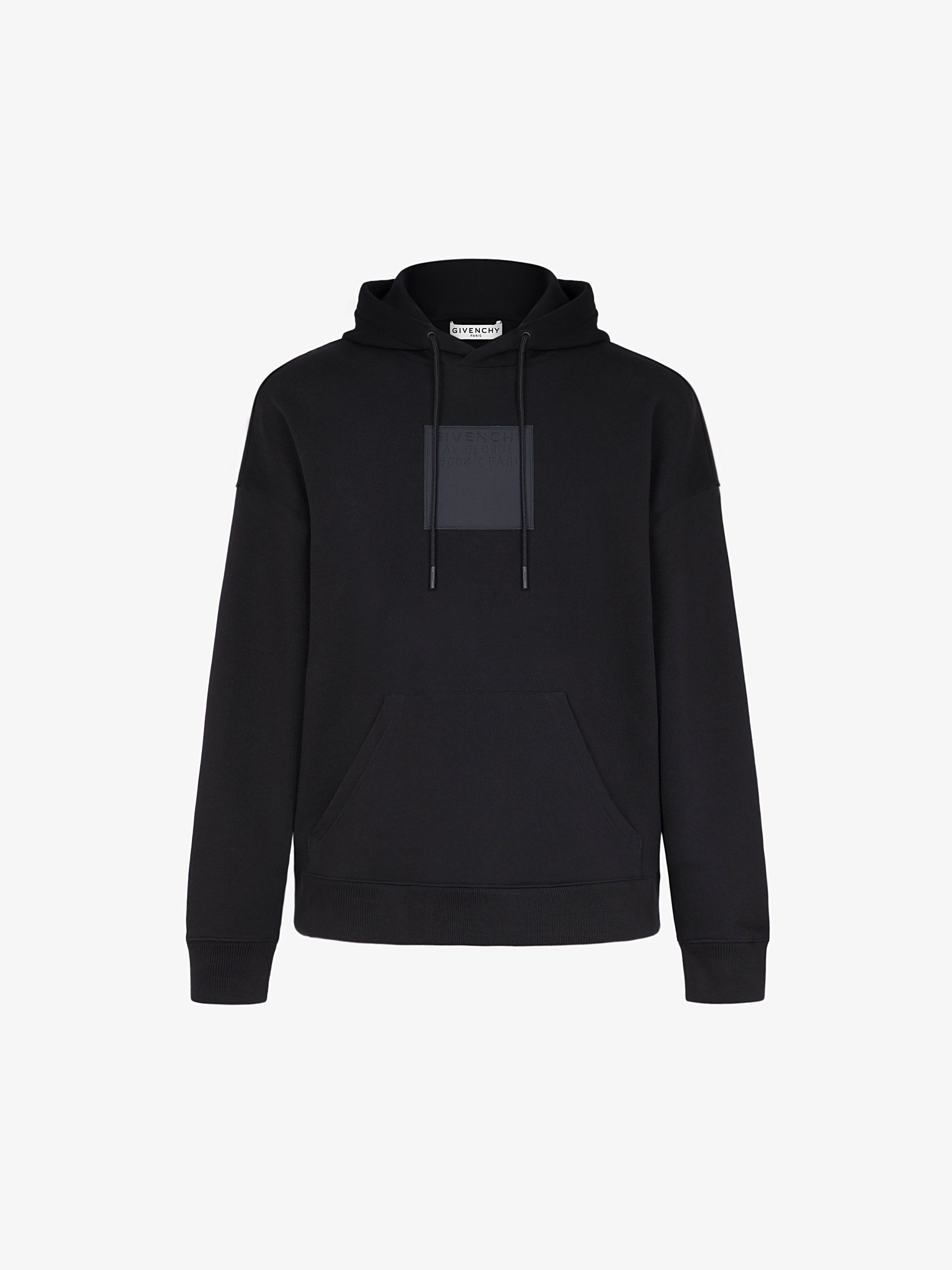 Sweatshirt à capuche à patch Adresse GIVENCHY
