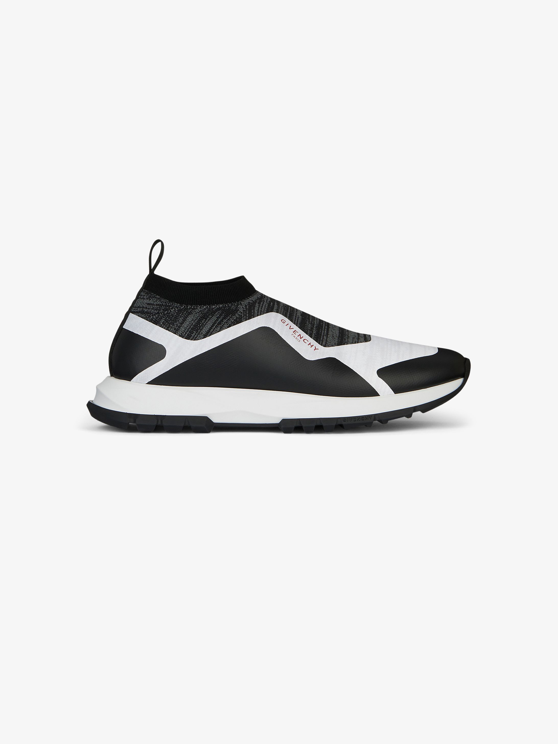 Spectre two-tone knitted sneakers