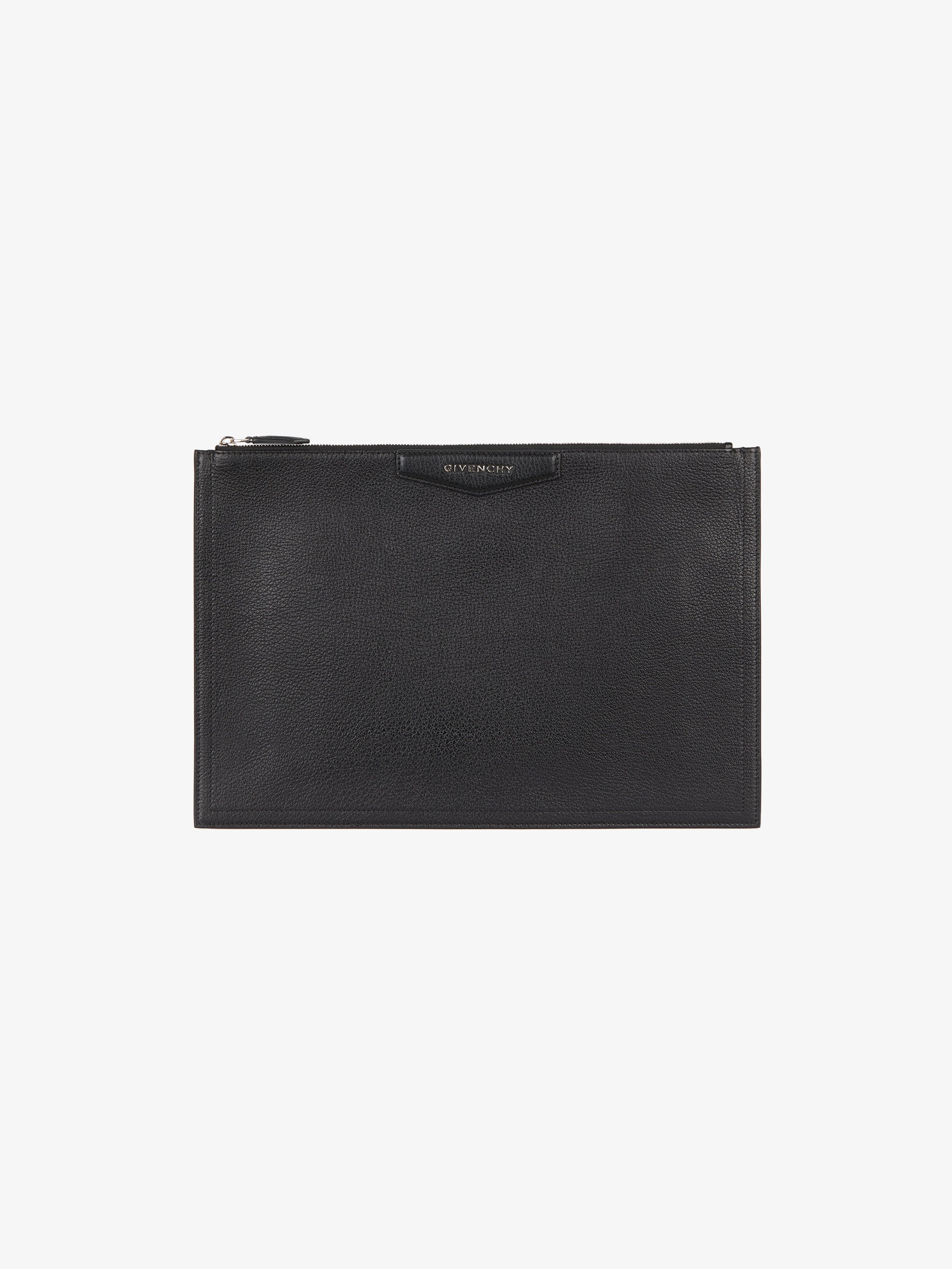 Large pochette Antigona en cuir grainé