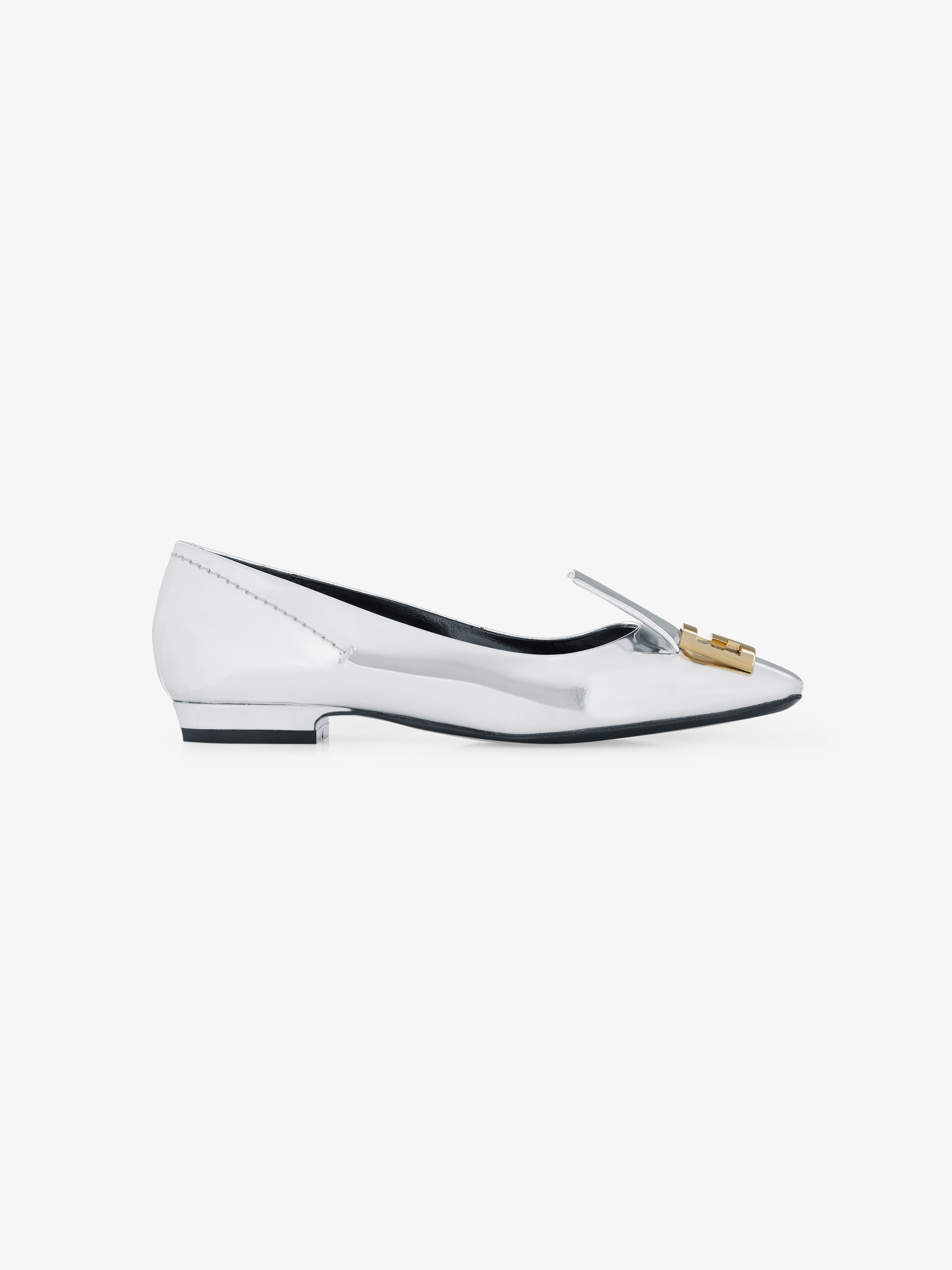 Double G Mystic loafers in mirror effect leather