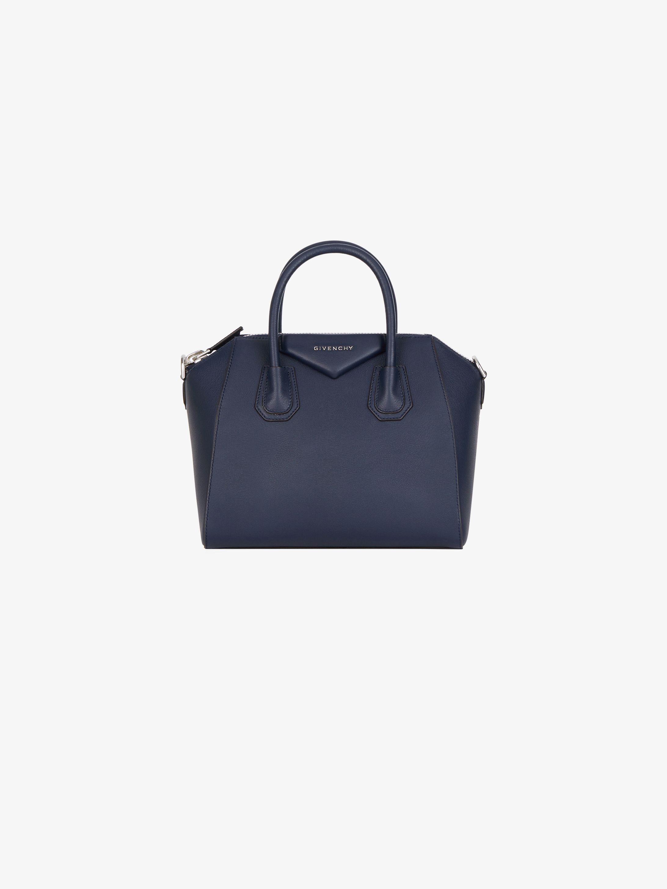 Small Antigona bag in grained leather