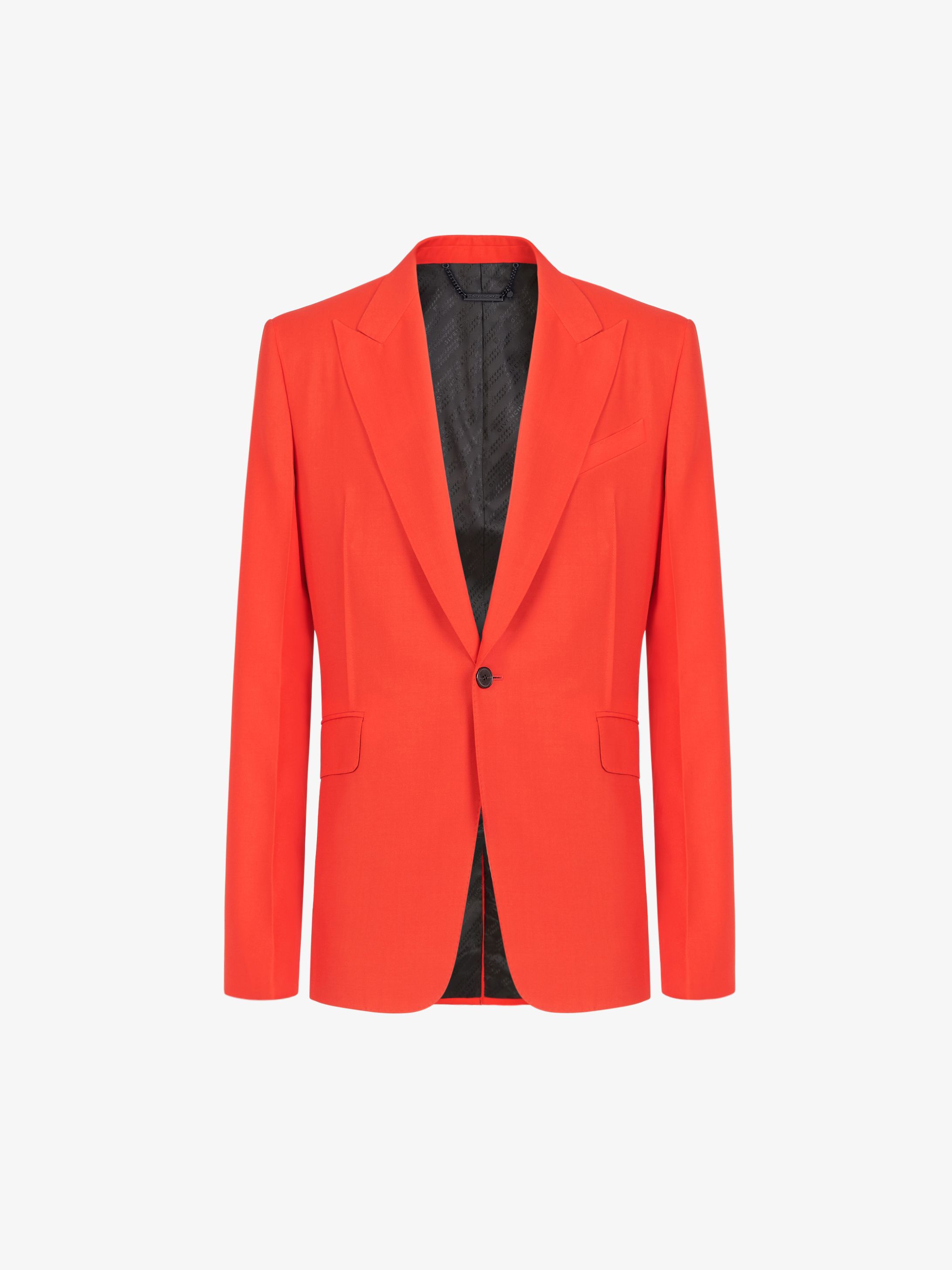 Jacket in wool twill
