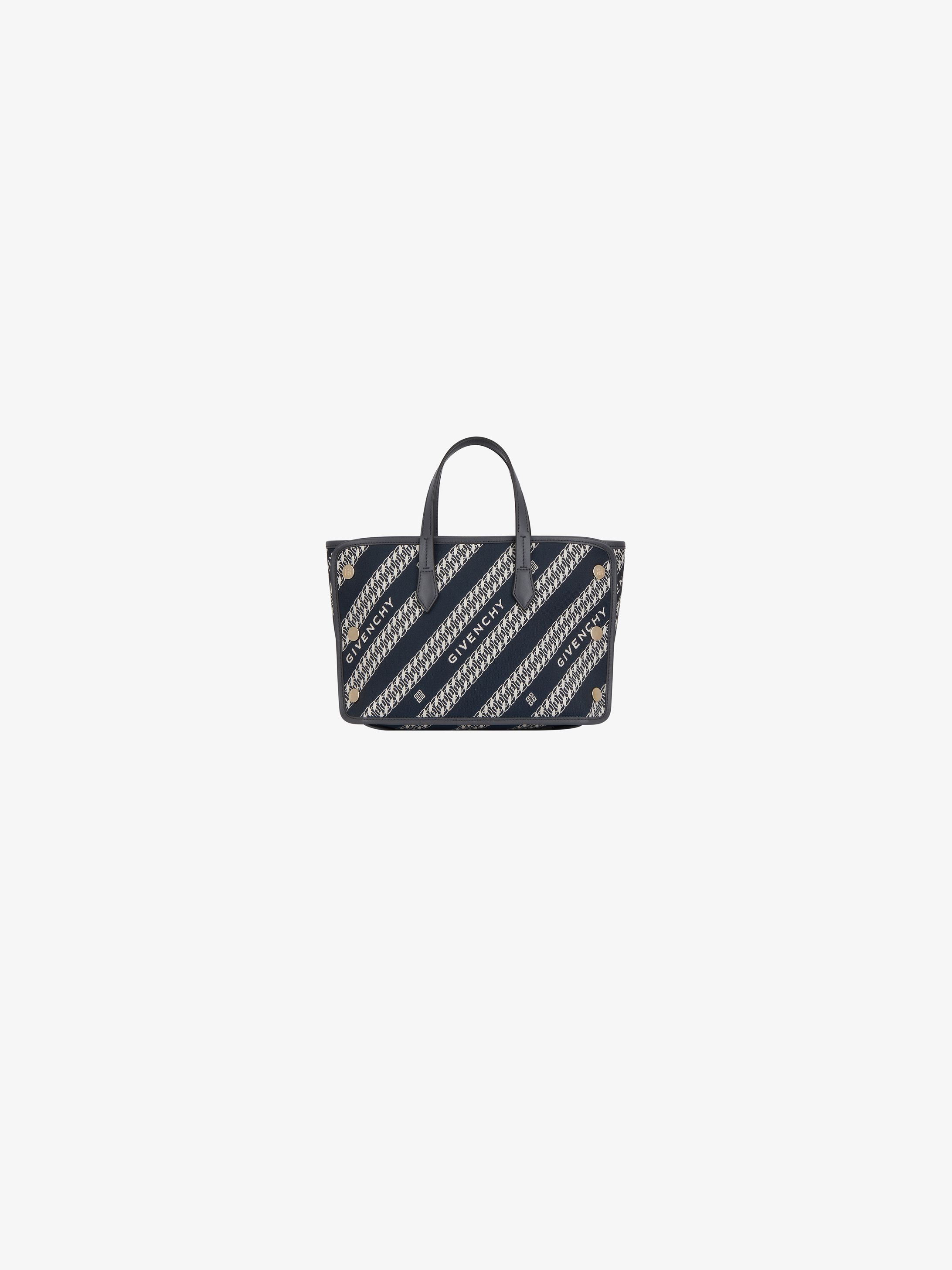 Mini BOND shopper in GIVENCHYcanvas chain jacquard