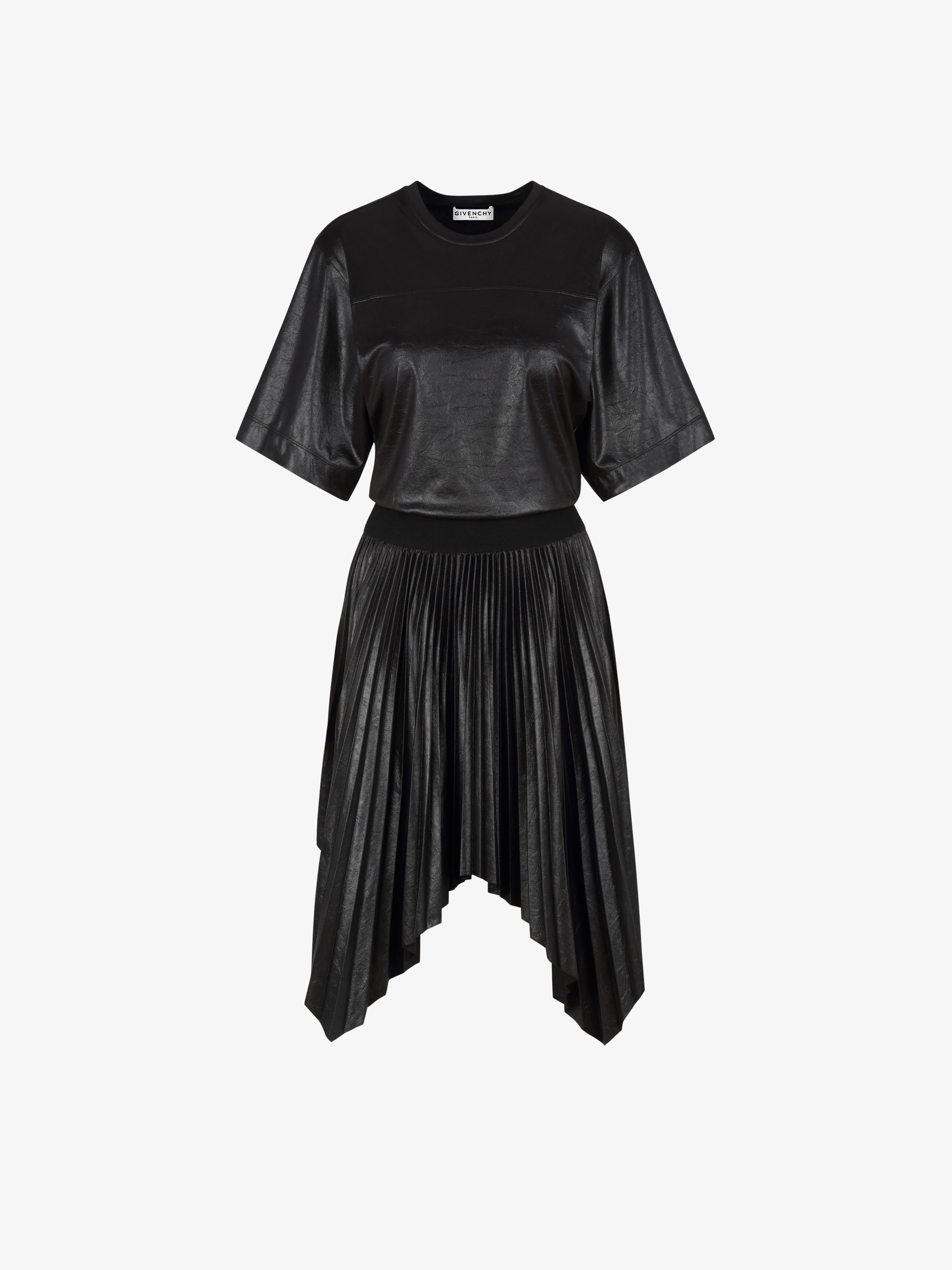 GIVENCHY pleated varnished dress