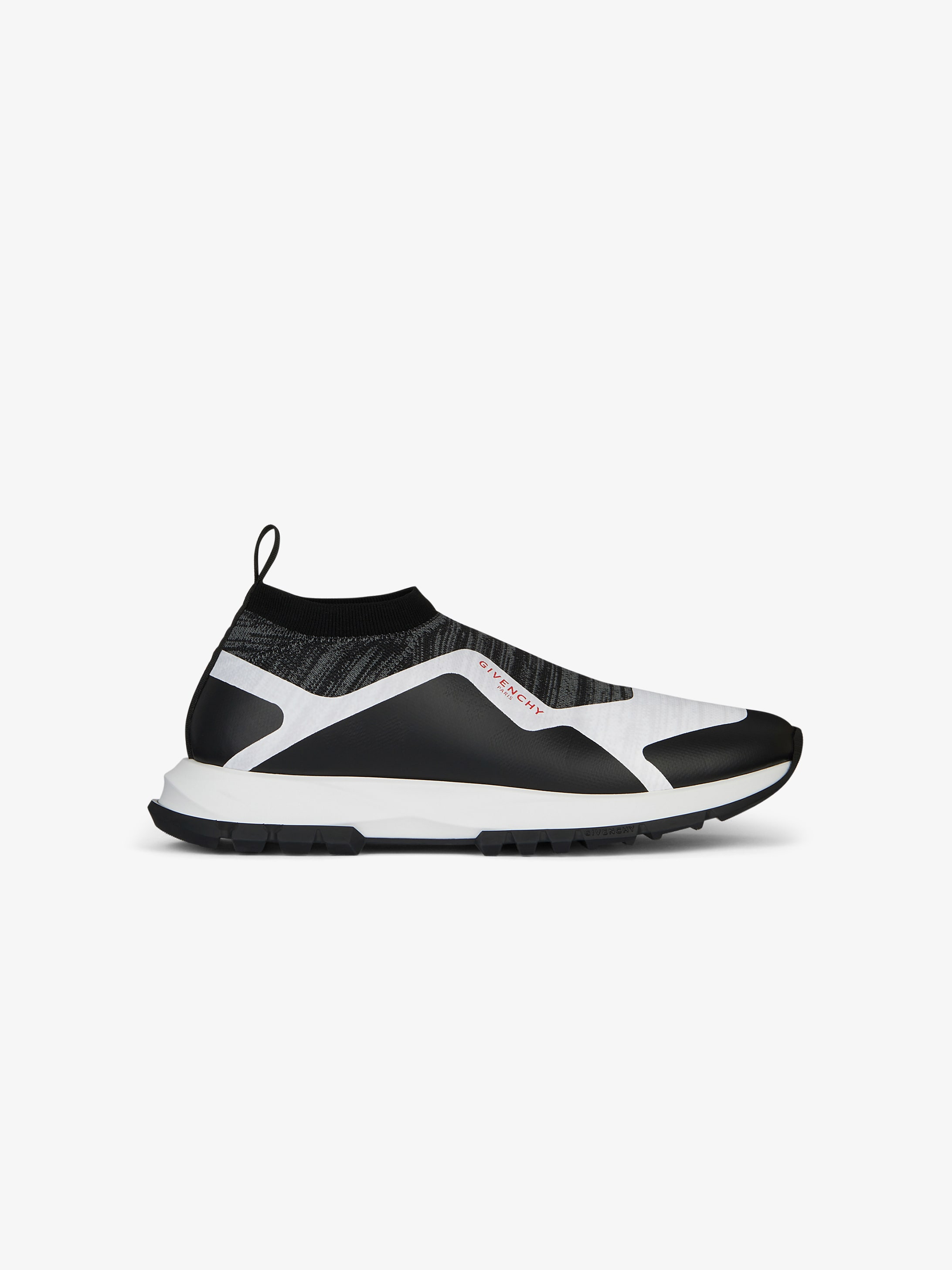 Spectre two-tone knitted sneakers