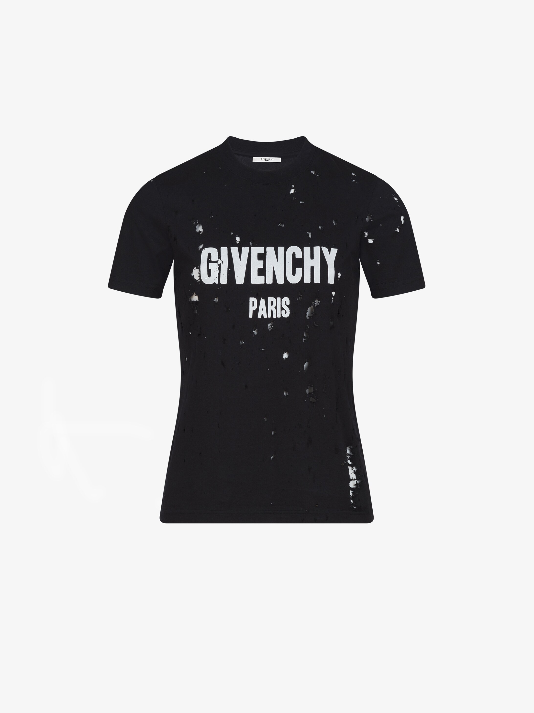 Givenchy PARIS destroyed T-shirt 