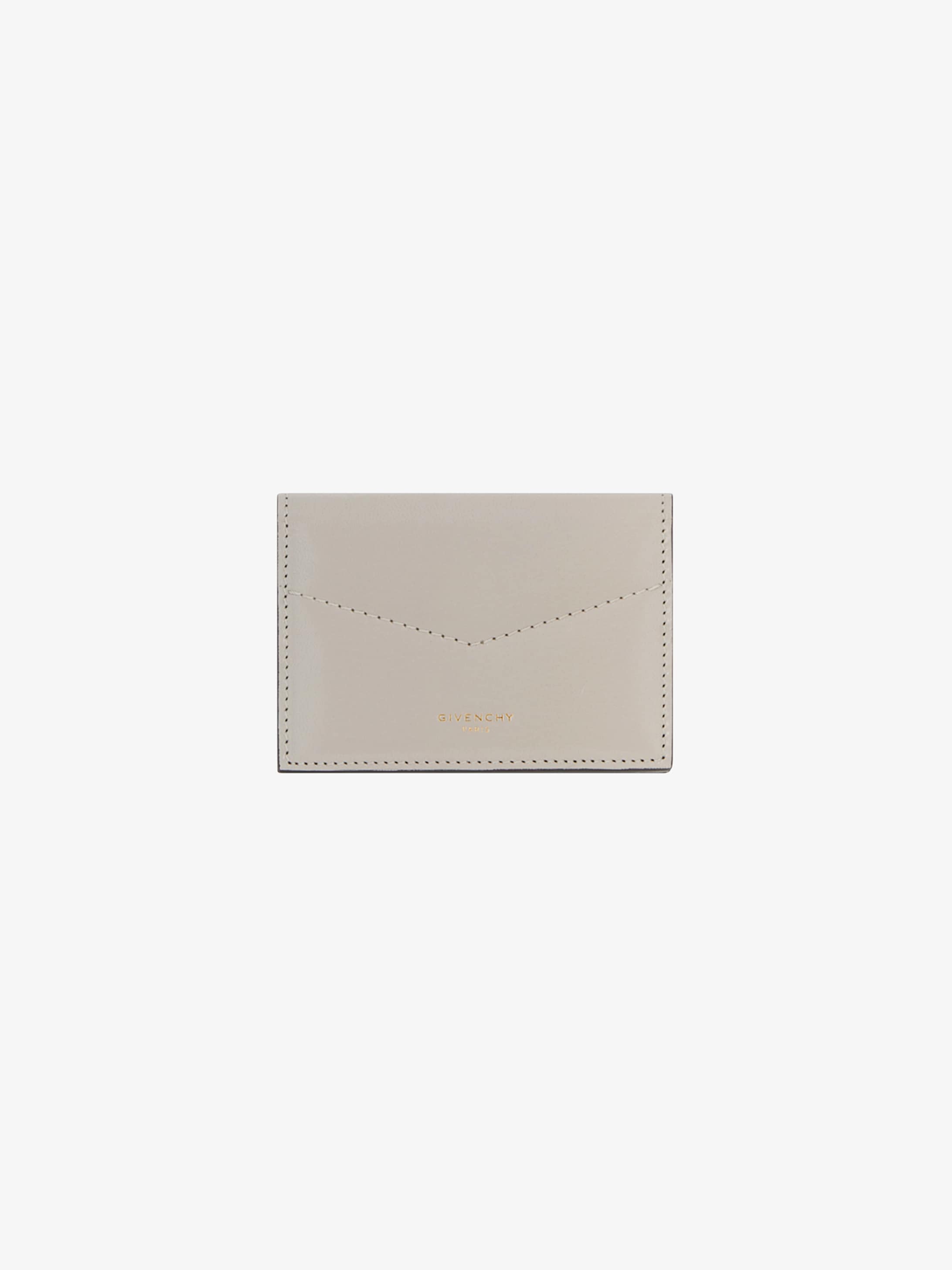 Edge business card case in leather