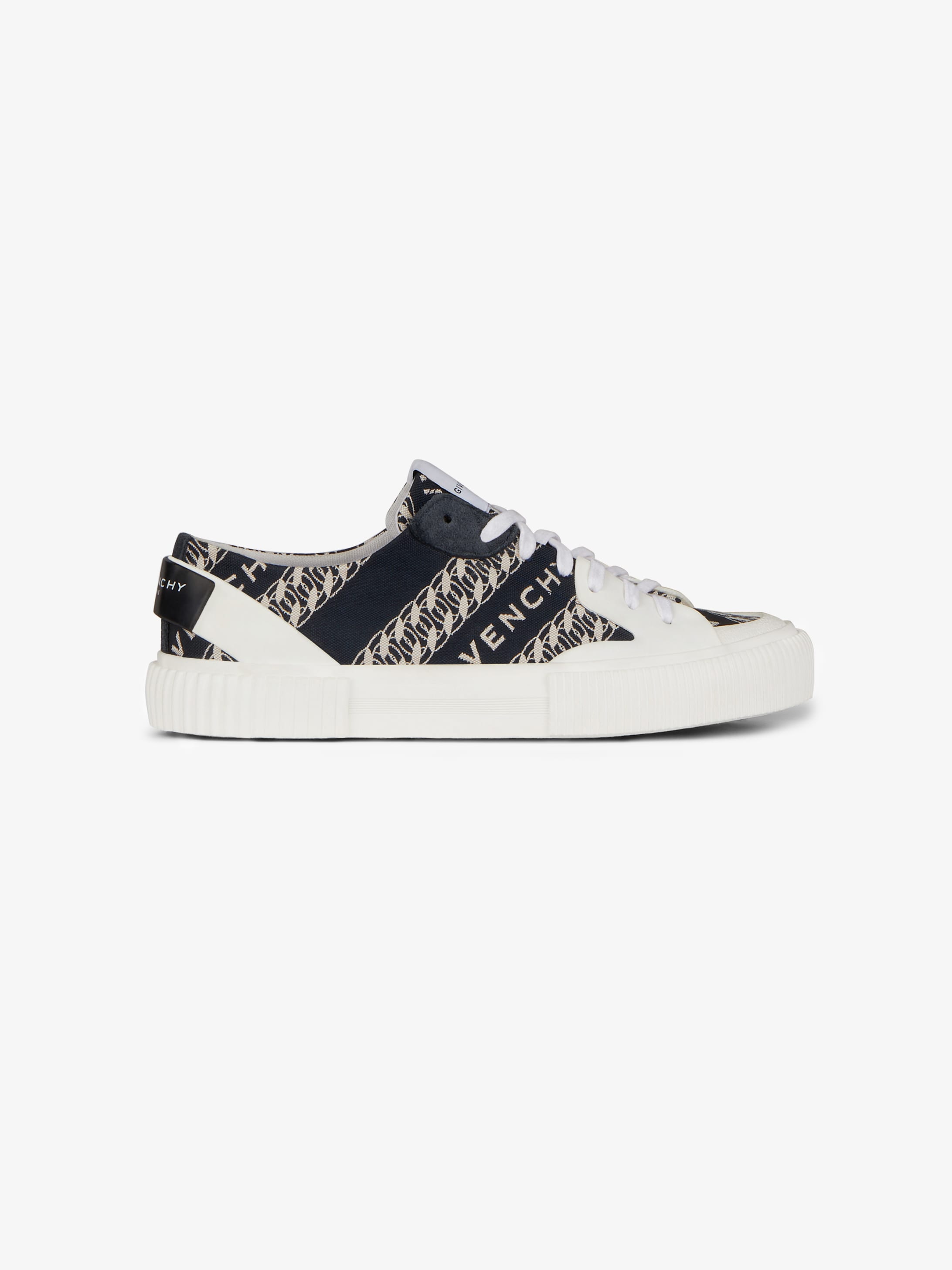 GIVENCHY Chain tennis Light low sneakers in canvas