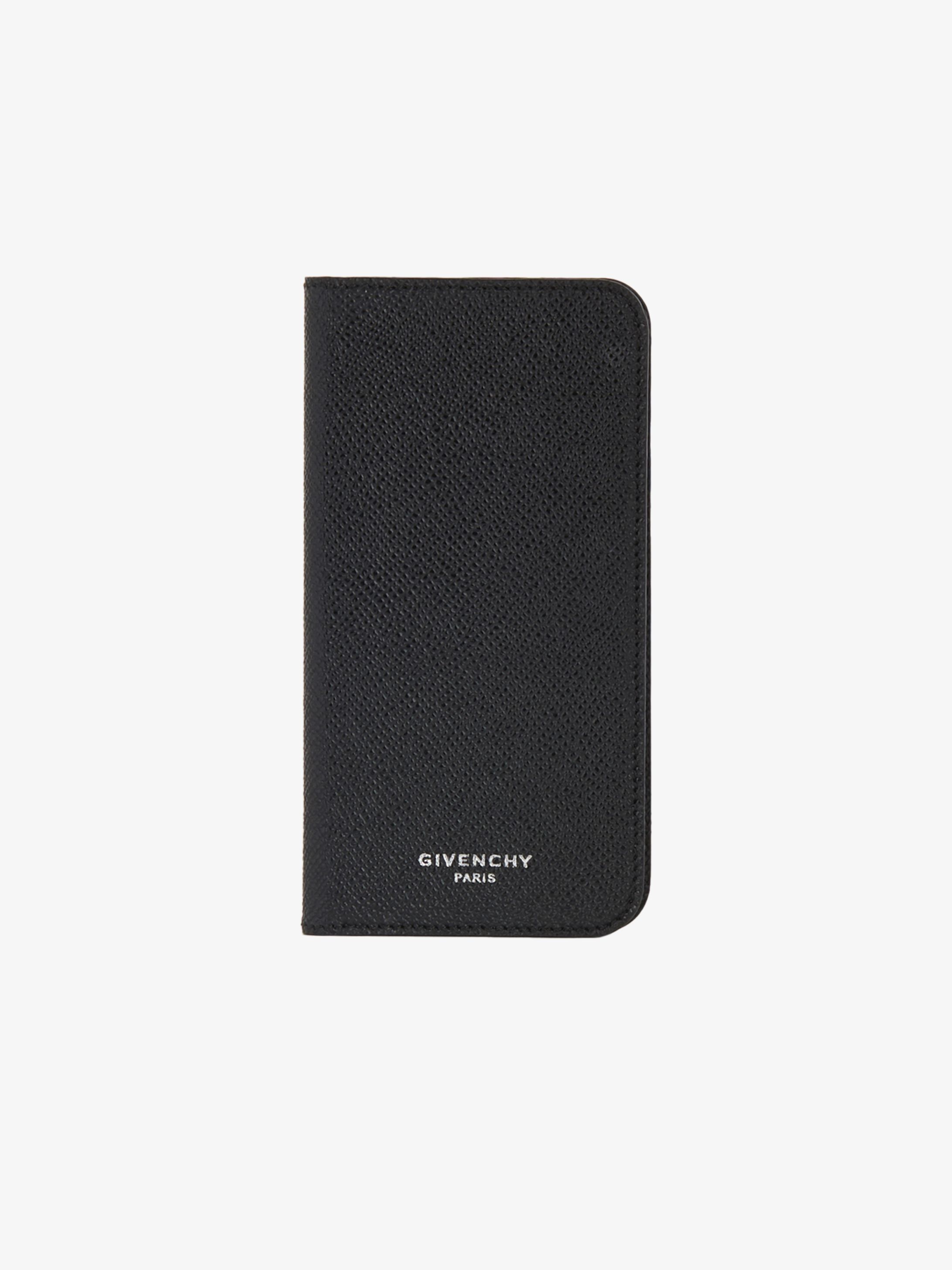 iPhone X / XS wallet cover in leather