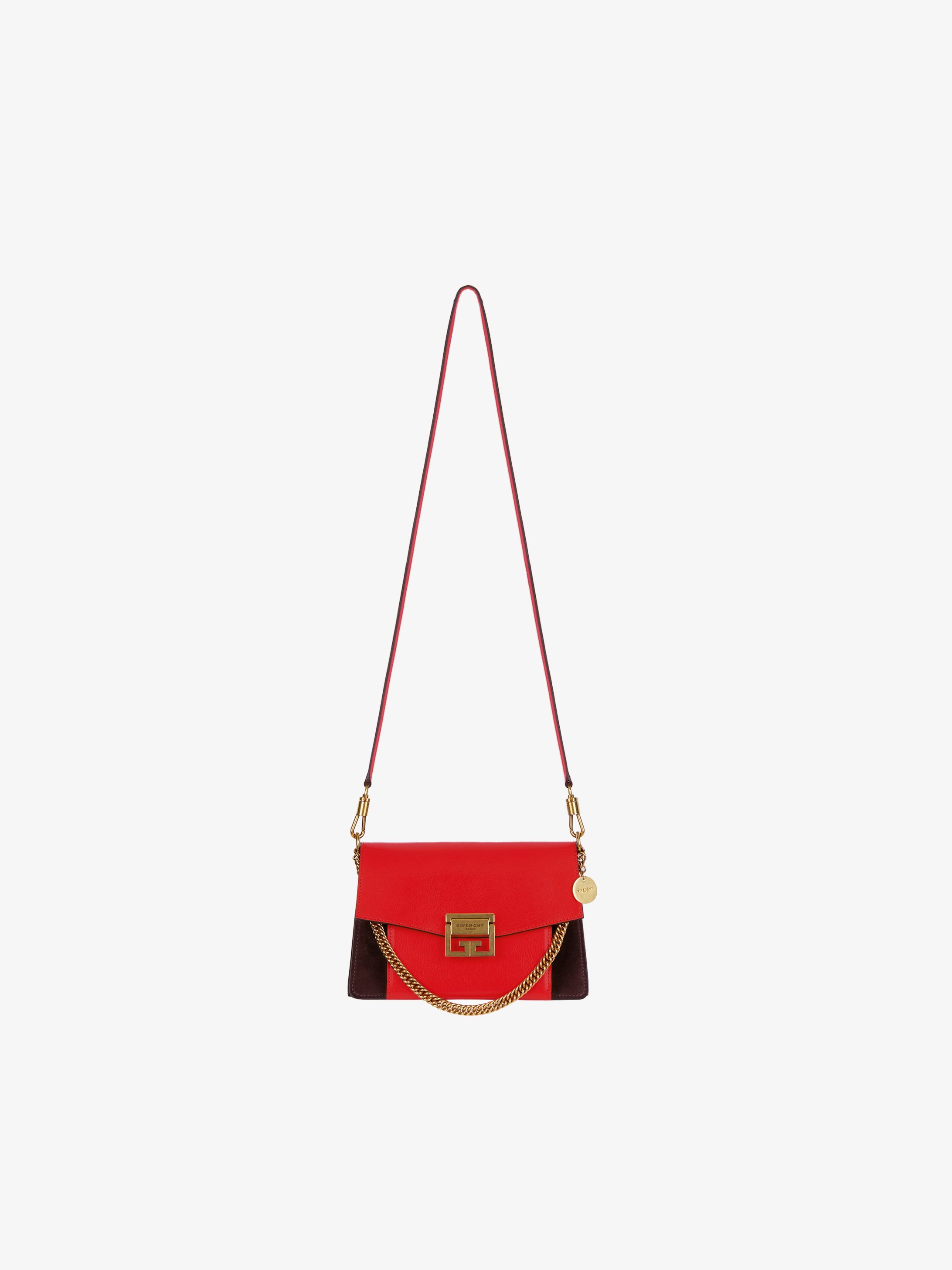 Sac GV3 petit modèle en cuir et suède