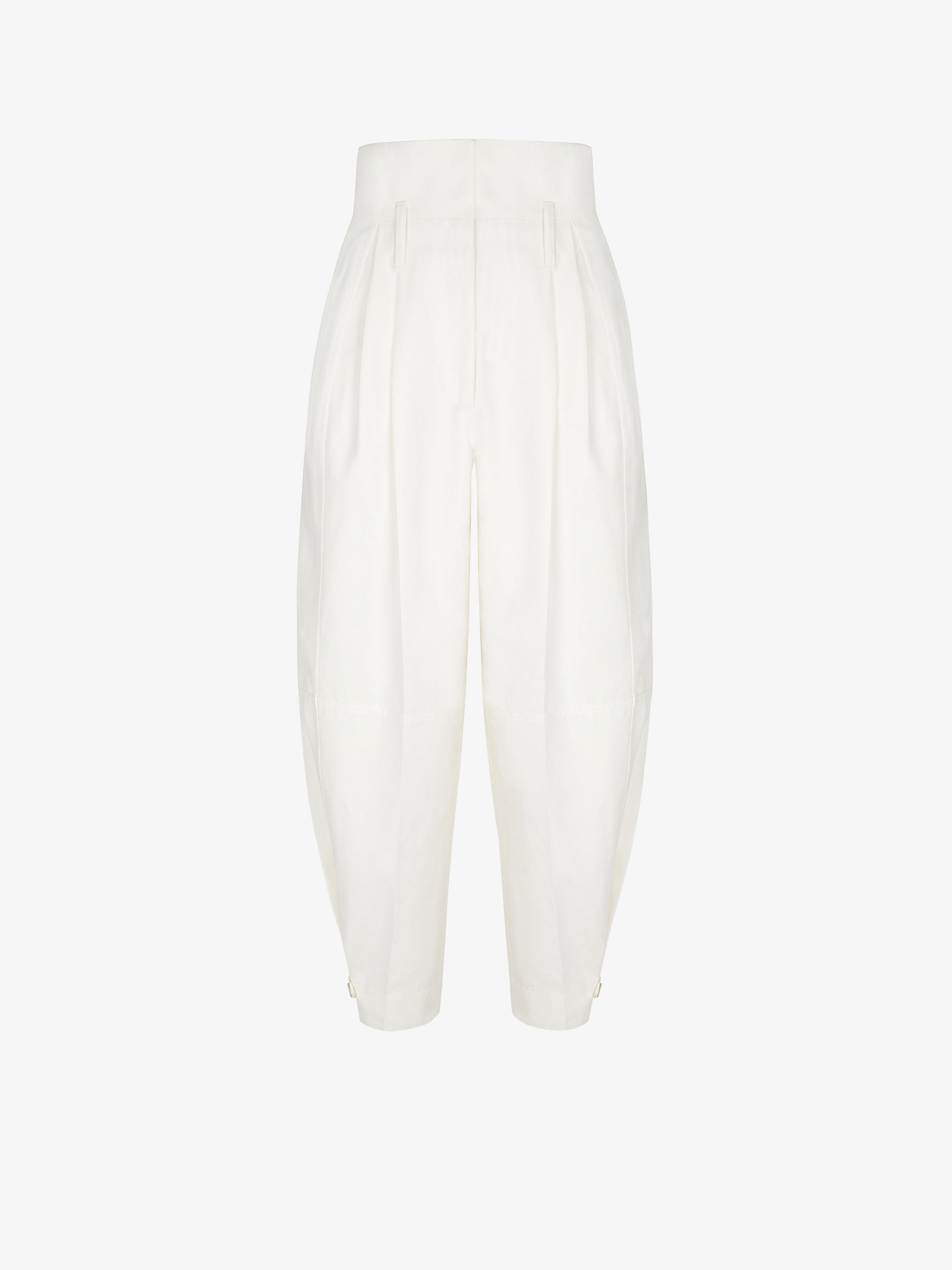 High waisted military trousers